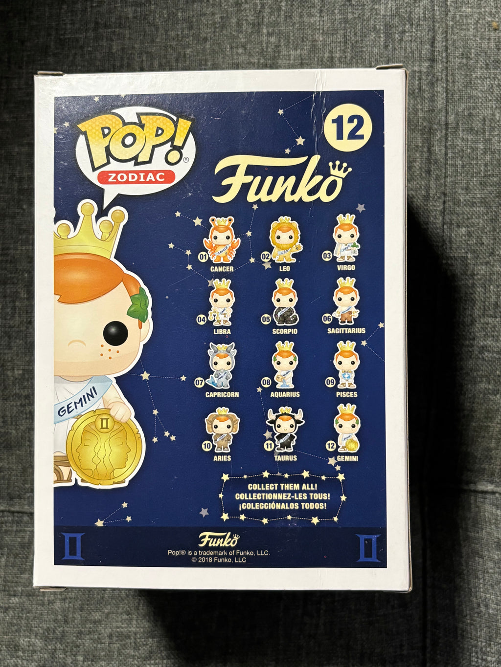 Freddy Funko as Gemini (see photos)