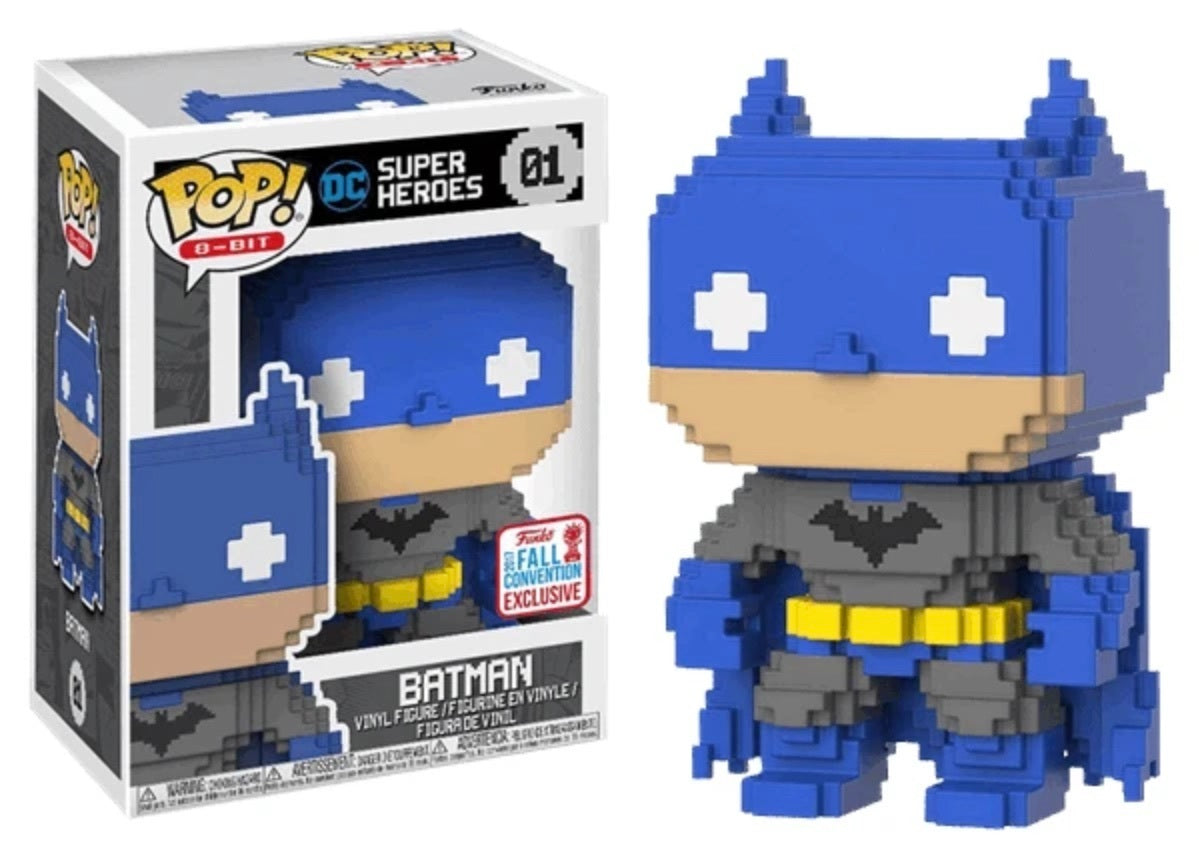 Batman#01 8- bit Funko Pop 2017 Fall Convention Exclusive (check photos)