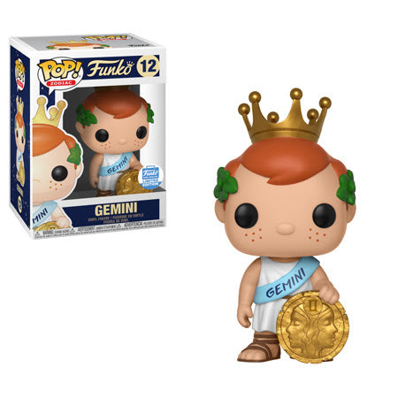 Freddy Funko as Gemini (see photos)