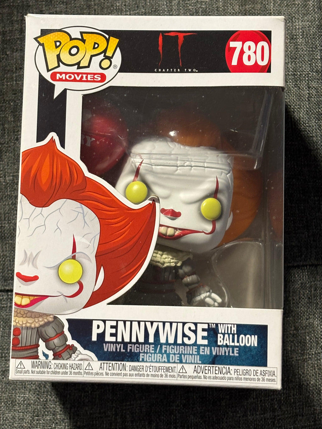 Pennywise with Balloon (I Heart Derry)