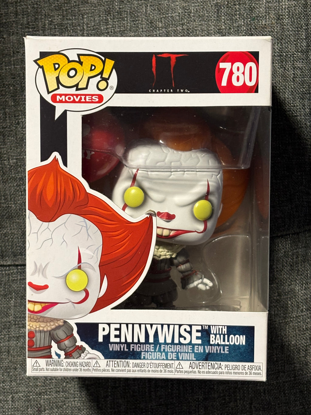 Pennywise with Balloon (I Heart Derry)