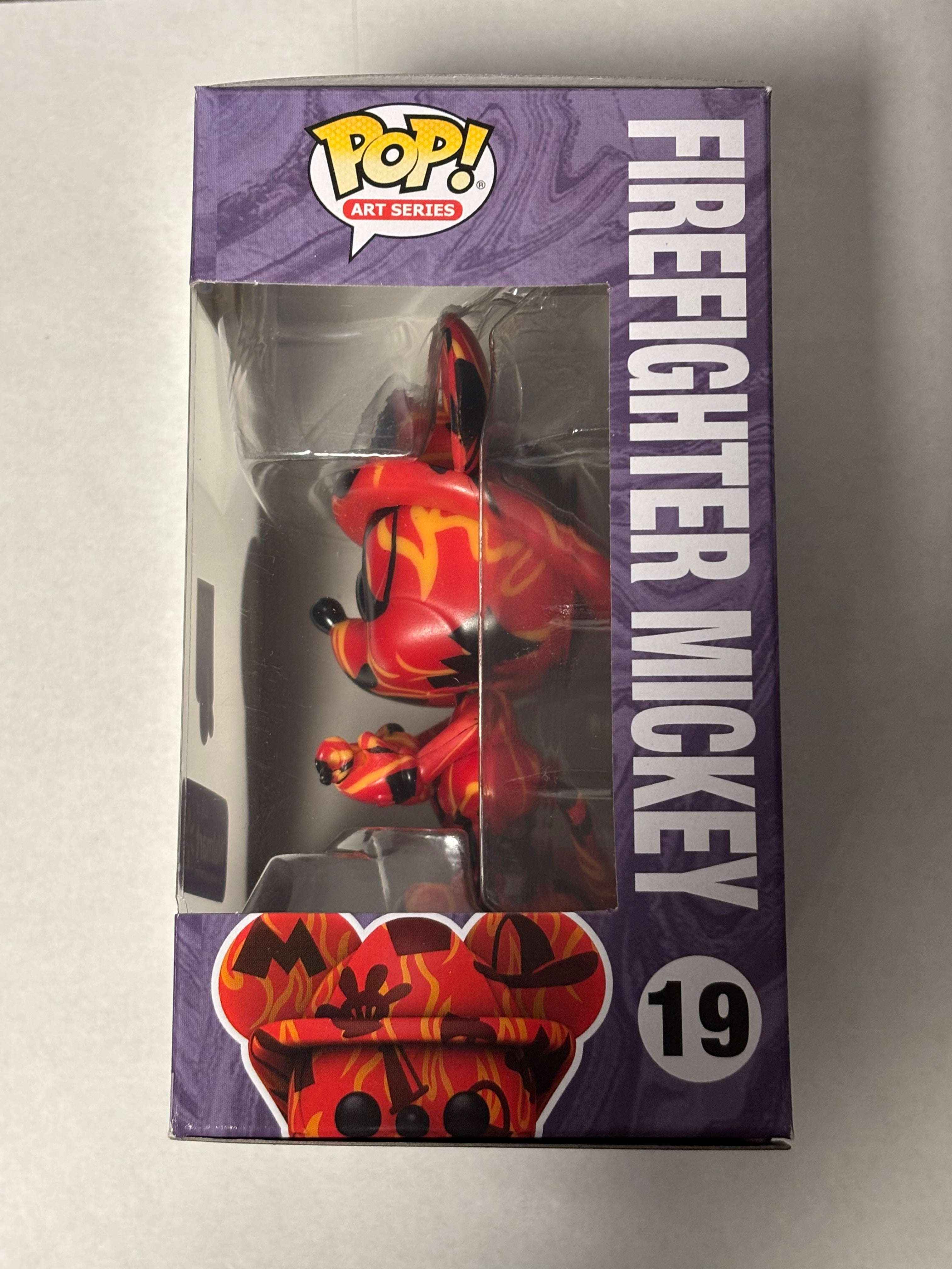 Funko Pop! Art Series: Disney - Firefighter Mickey #19 Walmart Exclusive