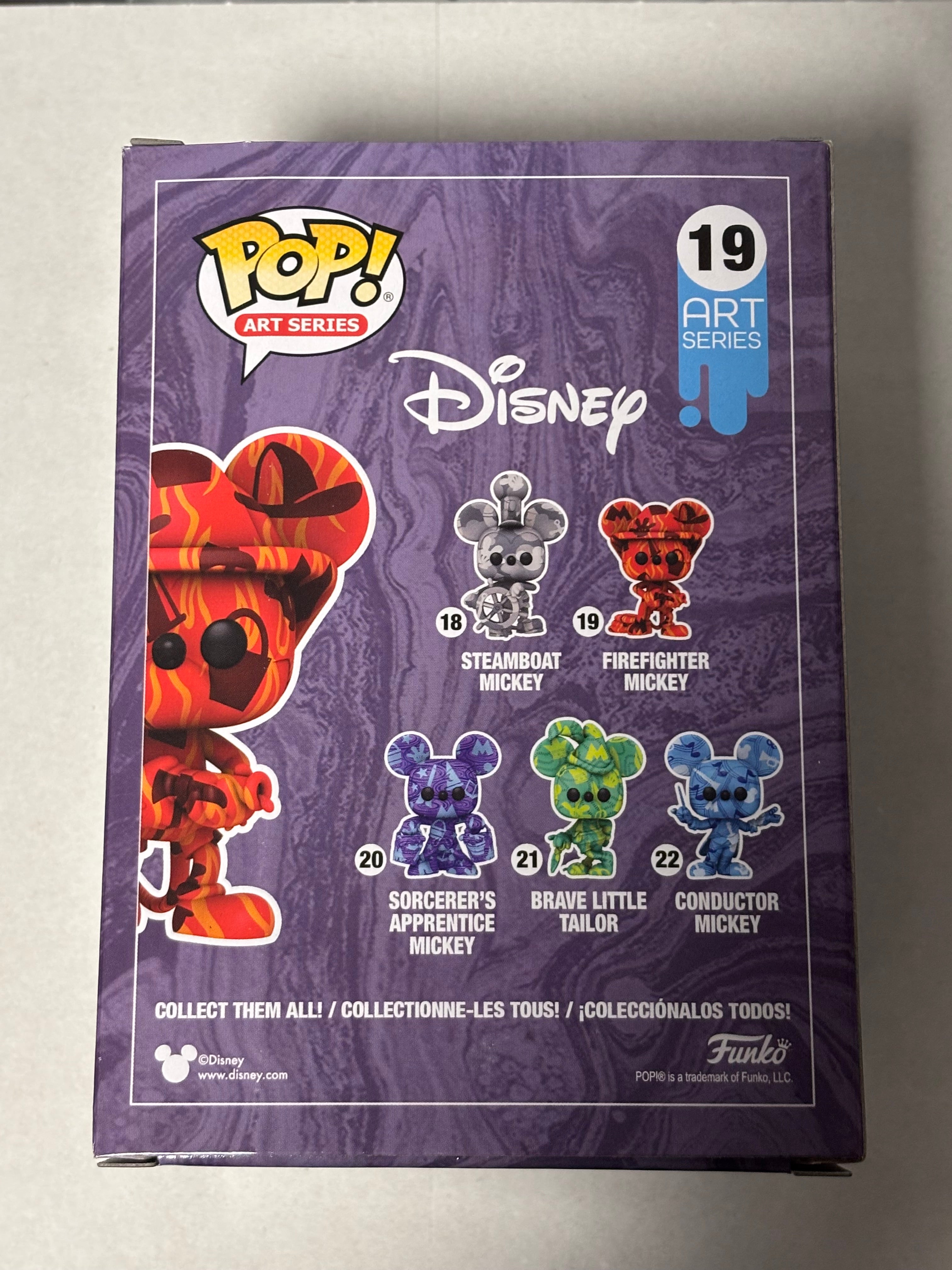 Funko Pop! Art Series: Disney - Firefighter Mickey #19 Walmart Exclusive