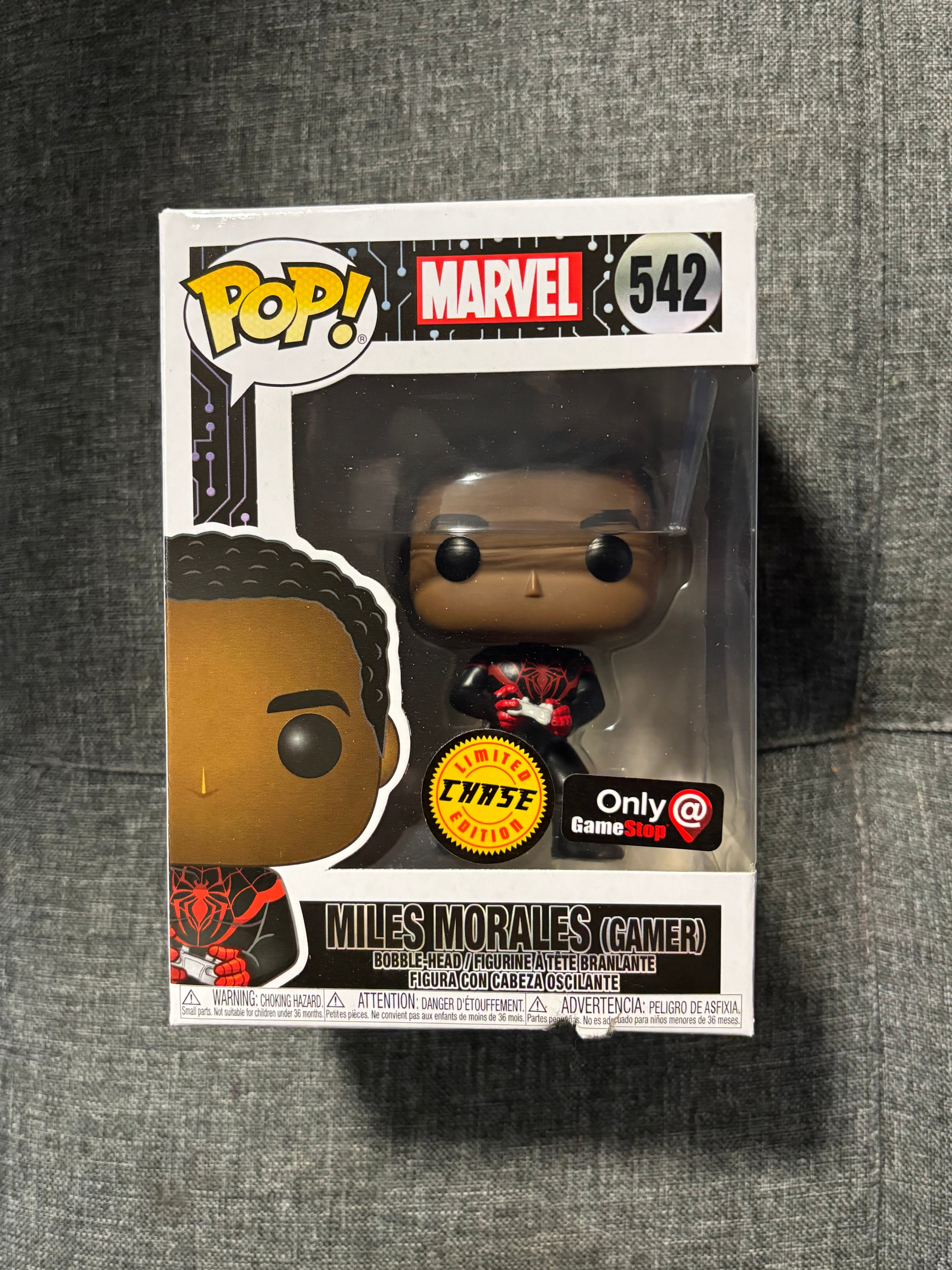Miles Morales (Gamer) Chase (Unmasked)