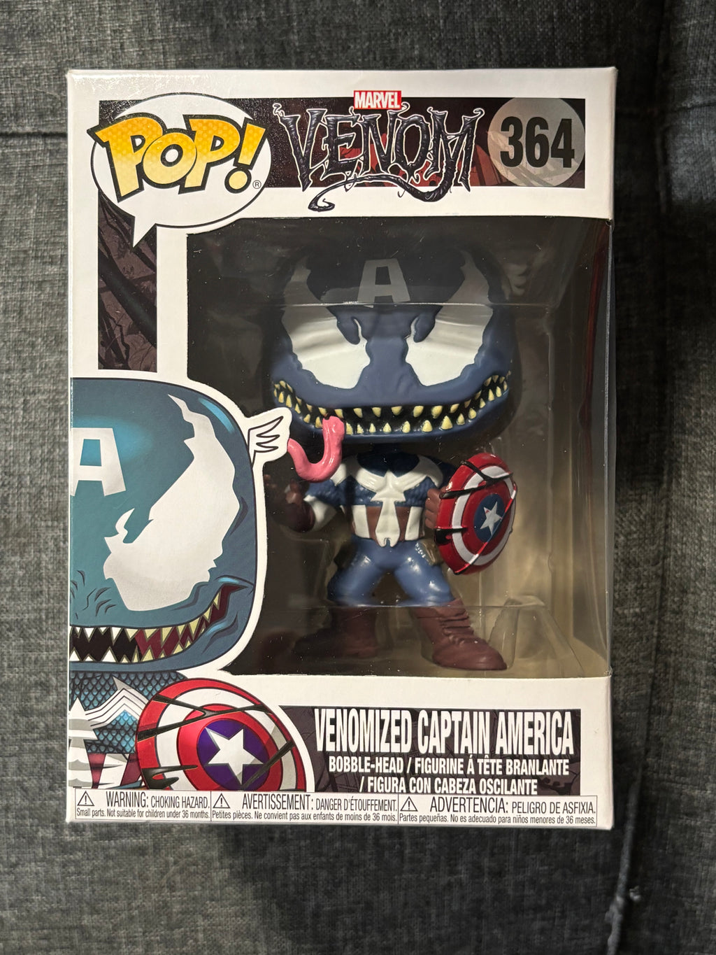 Venomized Captain America