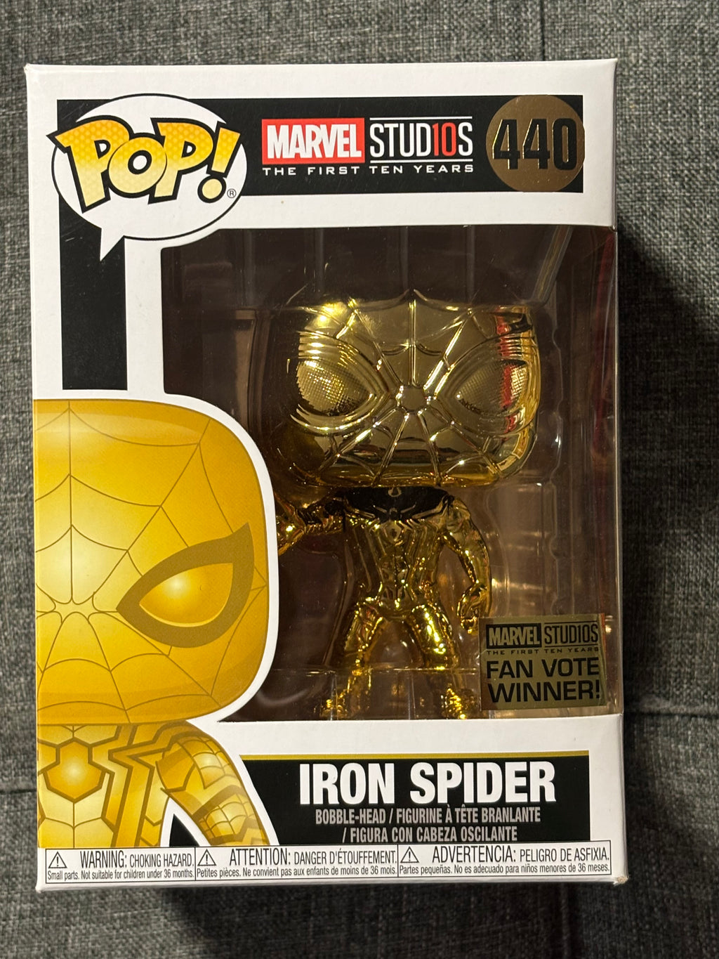 Iron spider (Gold Chrome) Fan Winner #440