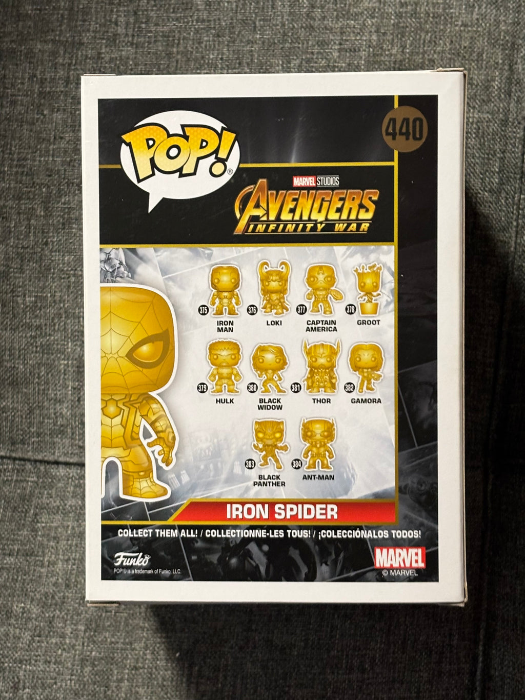 Iron spider (Gold Chrome) Fan Winner #440