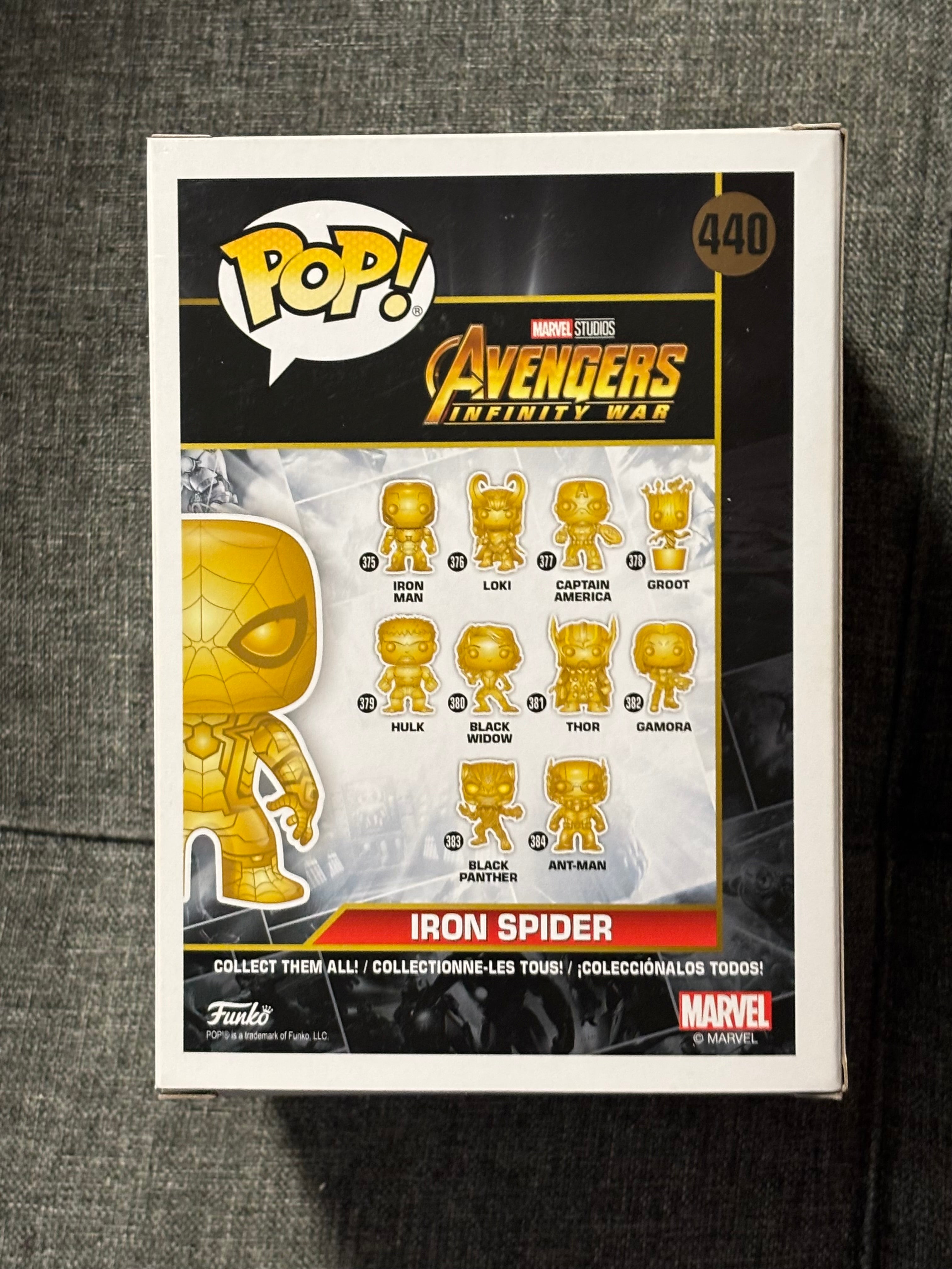 Iron spider (Gold Chrome) Fan Winner #440