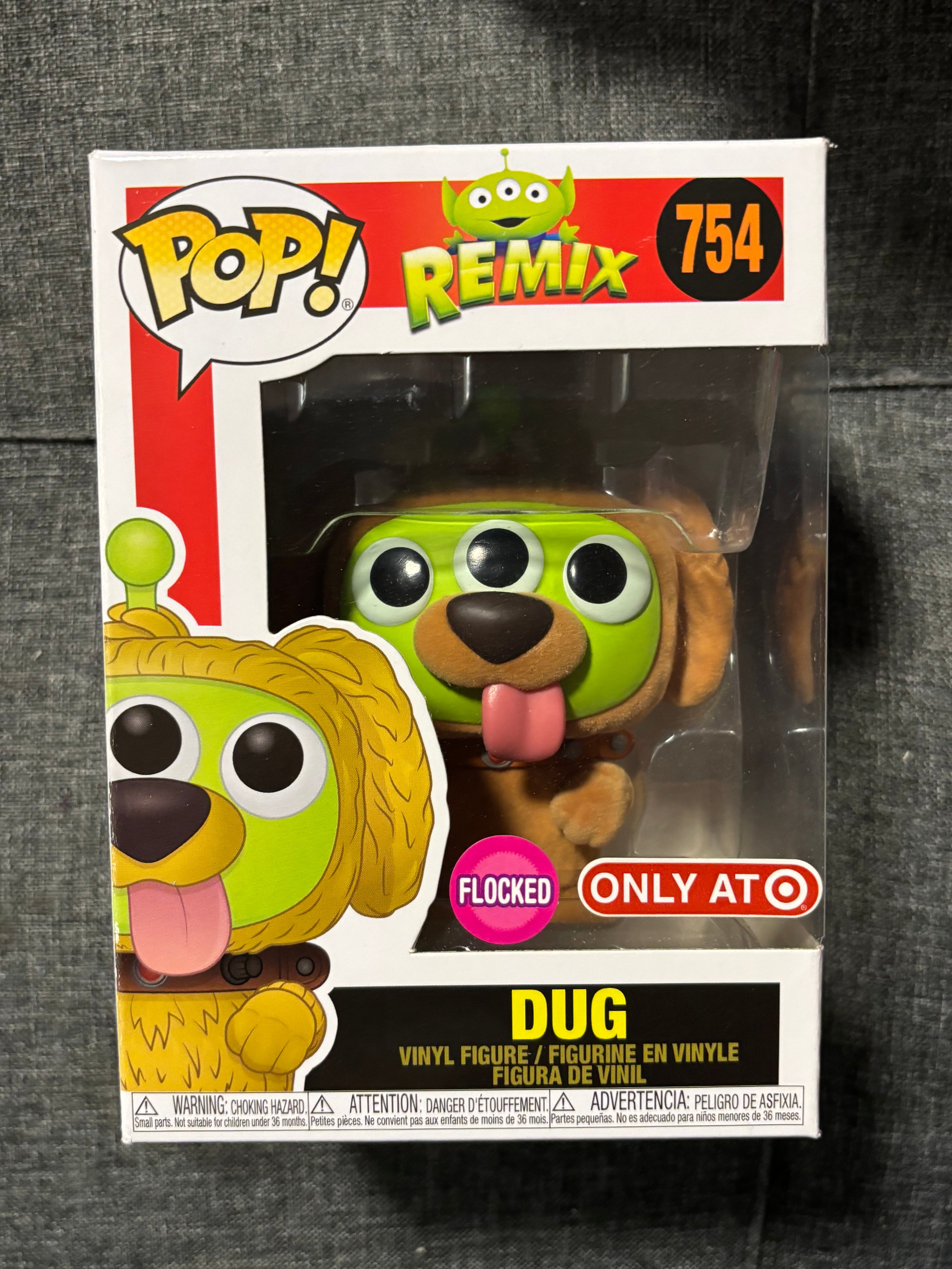 Dug Alien (Remix) (Flocked) (box stain damage)