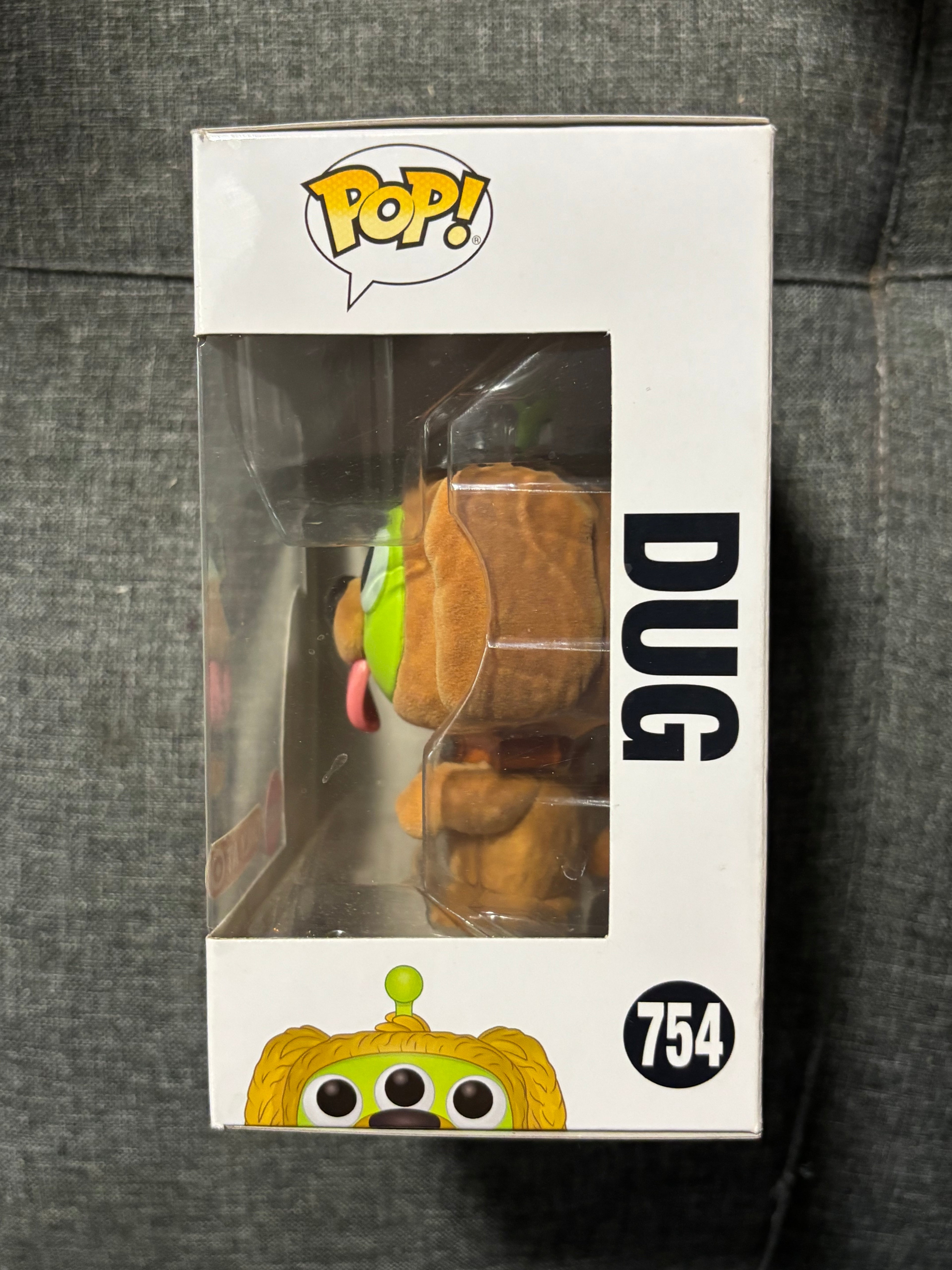 Dug Alien (Remix) (Flocked) (box stain damage)