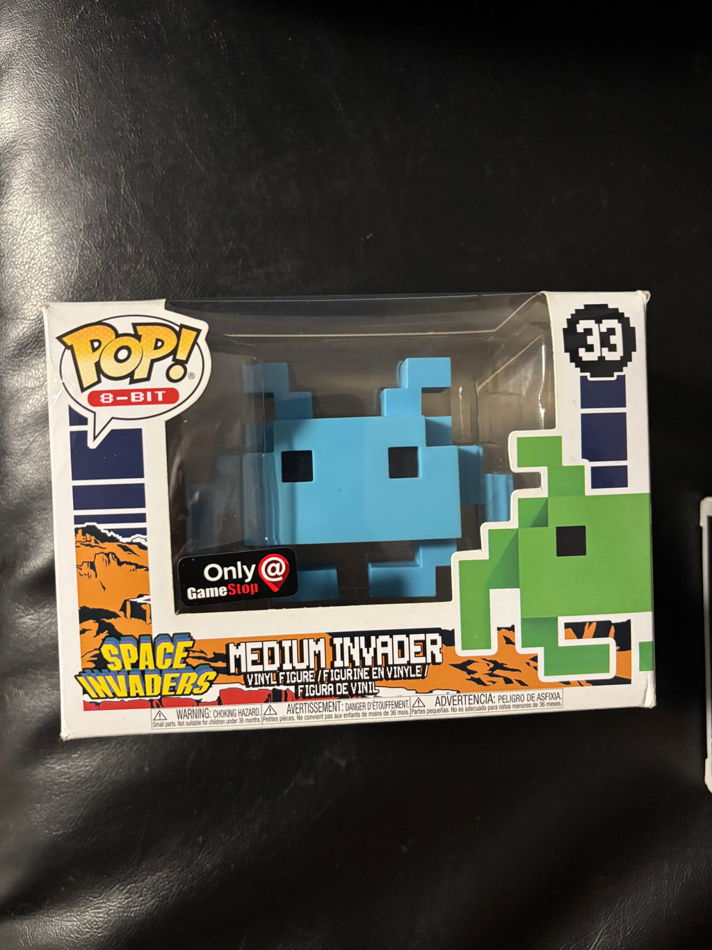 Medium invader #33 blue (8-bit funko Space invaders)