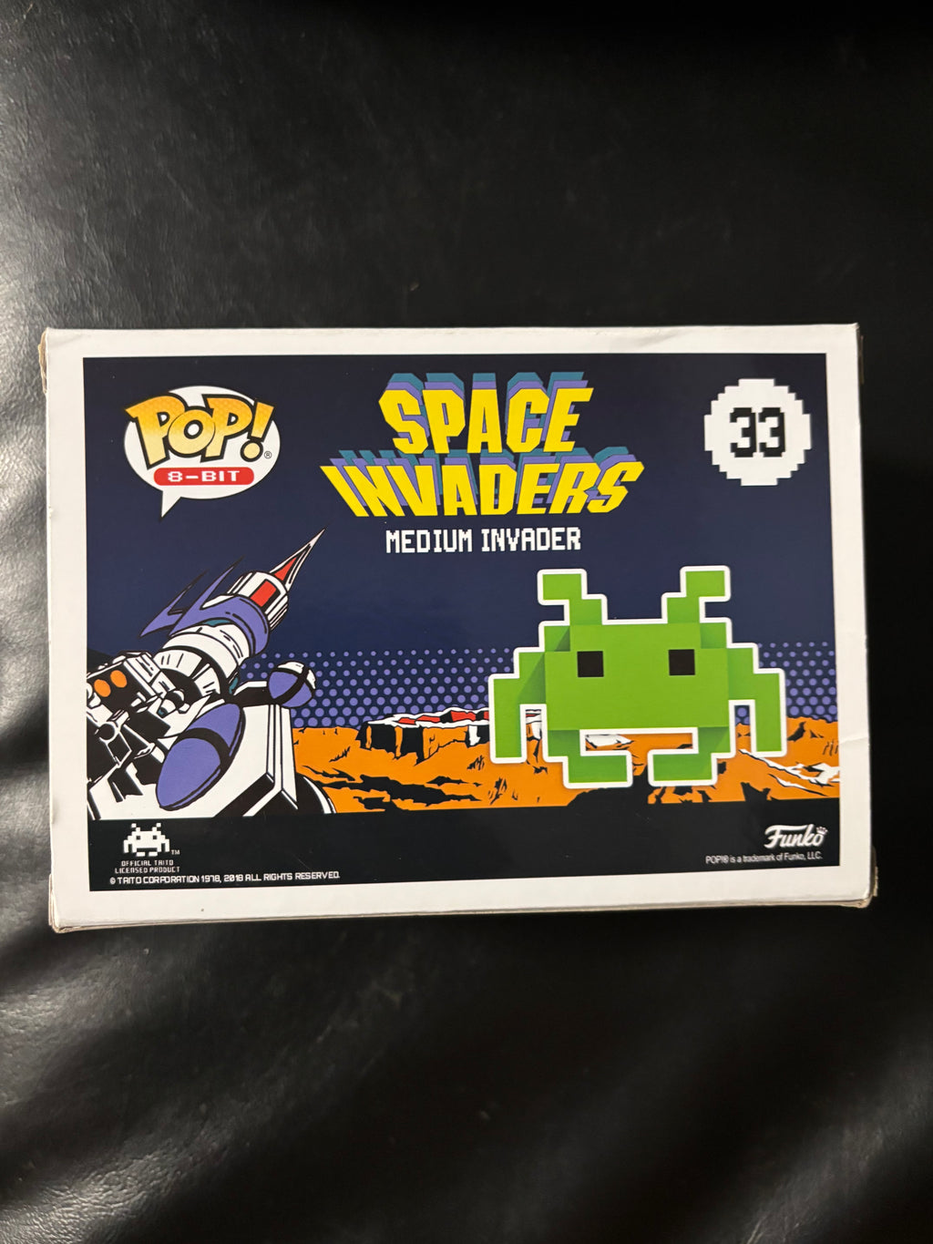Medium invader #33 blue (8-bit funko Space invaders)