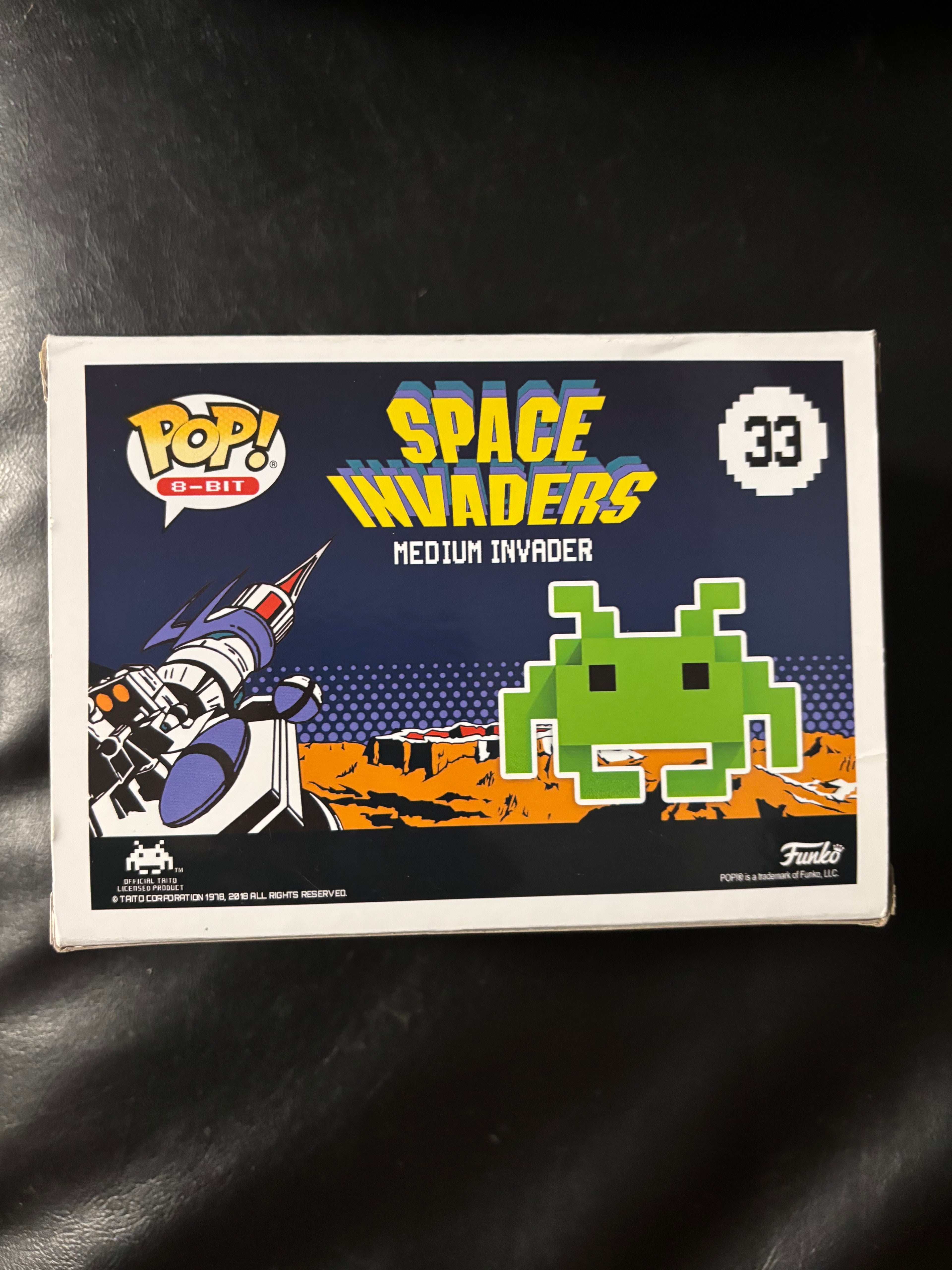 Medium invader #33 blue (8-bit funko Space invaders)