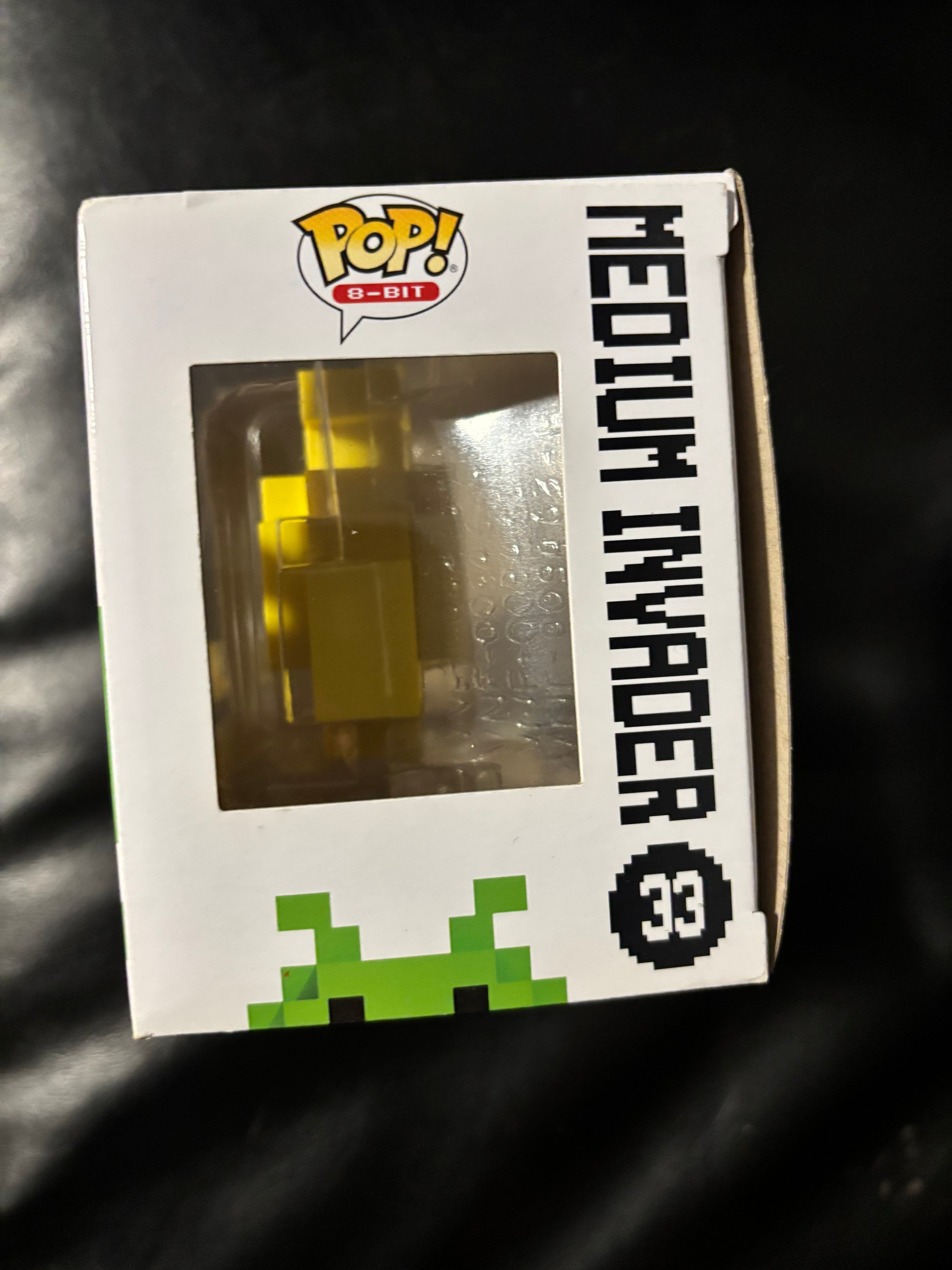 Medium invader #33 yellow (8-bit funko Space invaders) (Copy)