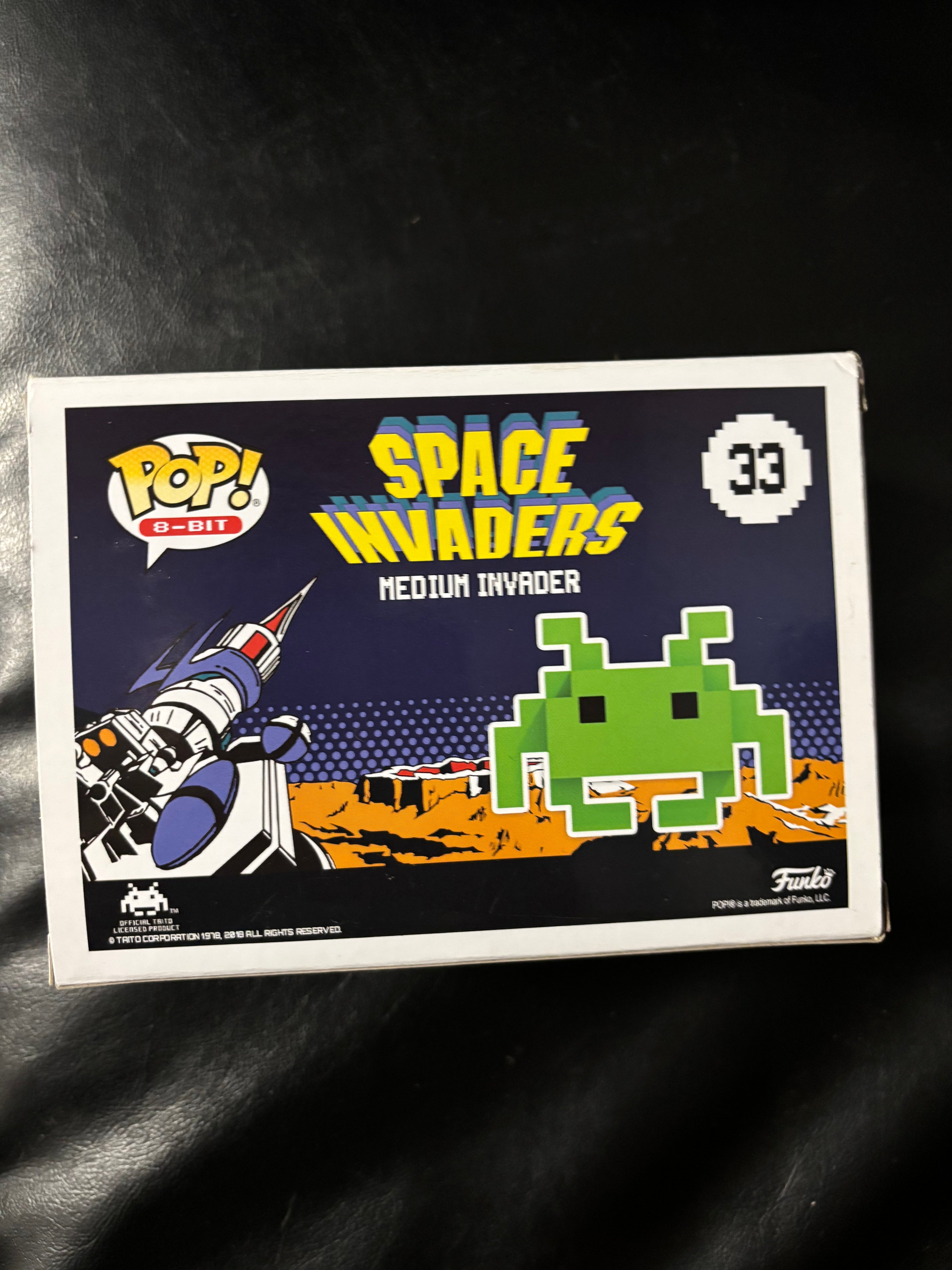 Medium invader #33 yellow (8-bit funko Space invaders) (Copy)