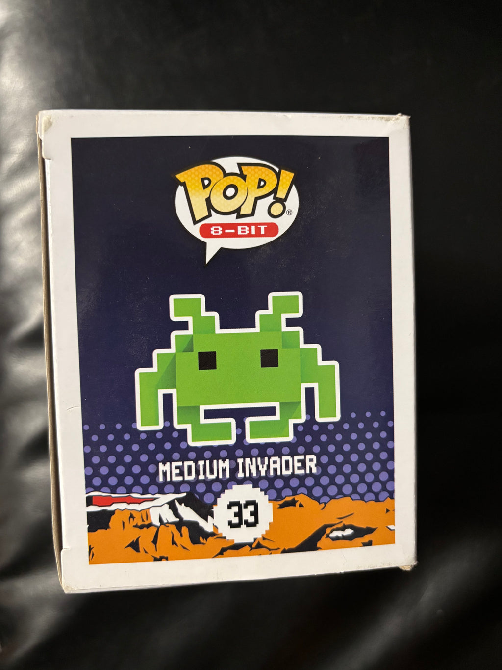 Medium invader #33 yellow (8-bit funko Space invaders) (Copy)