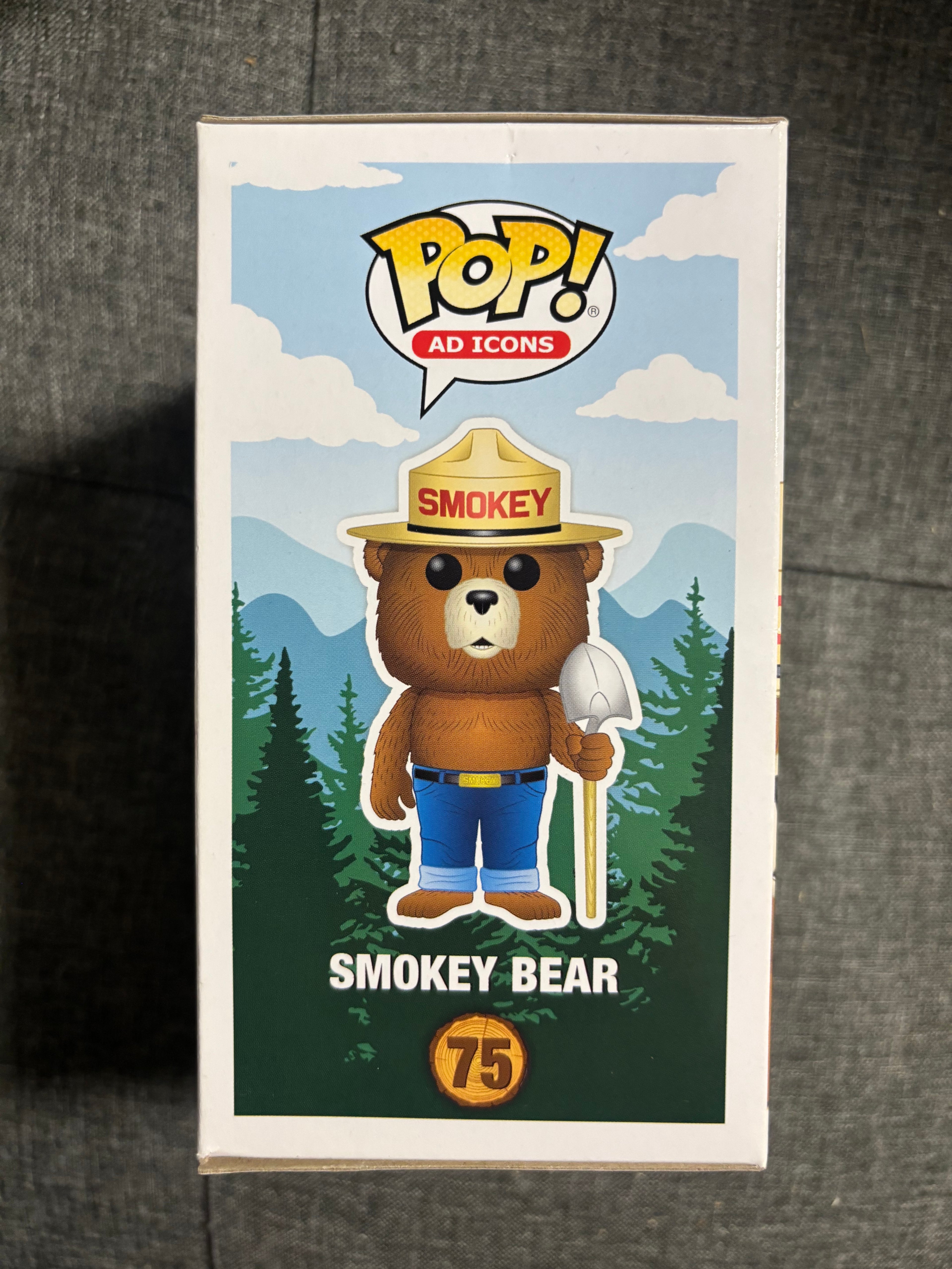 Smokey Bear flocked #75 (check photos)