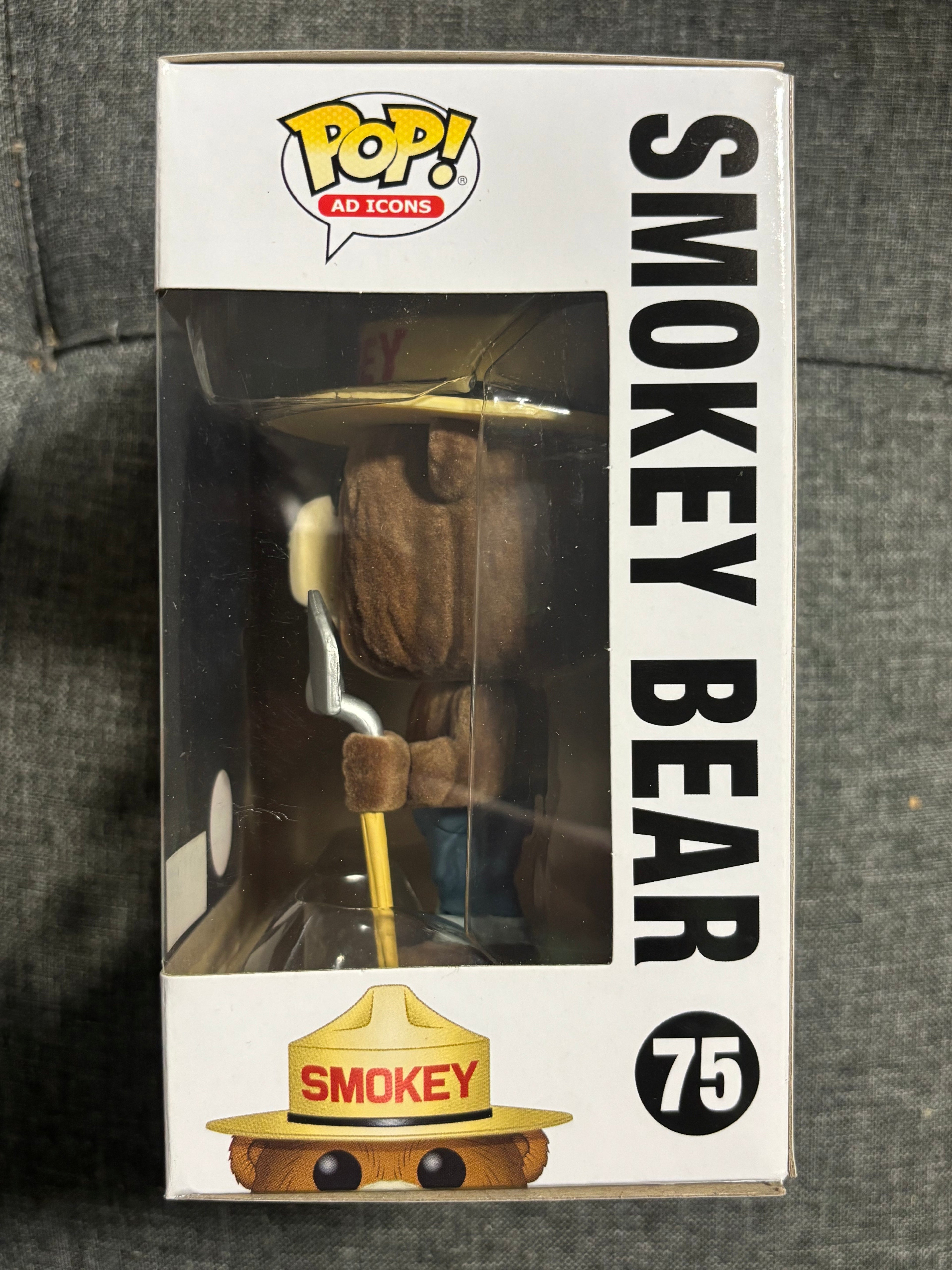 Smokey Bear flocked #75 (check photos)