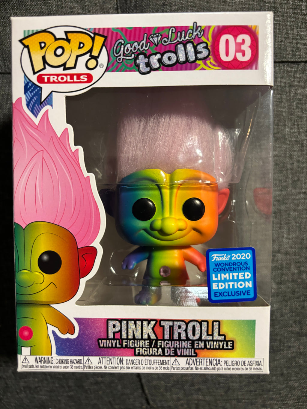 Pink Troll #03  (Good Luck Trolls) 2020 wondrous convention