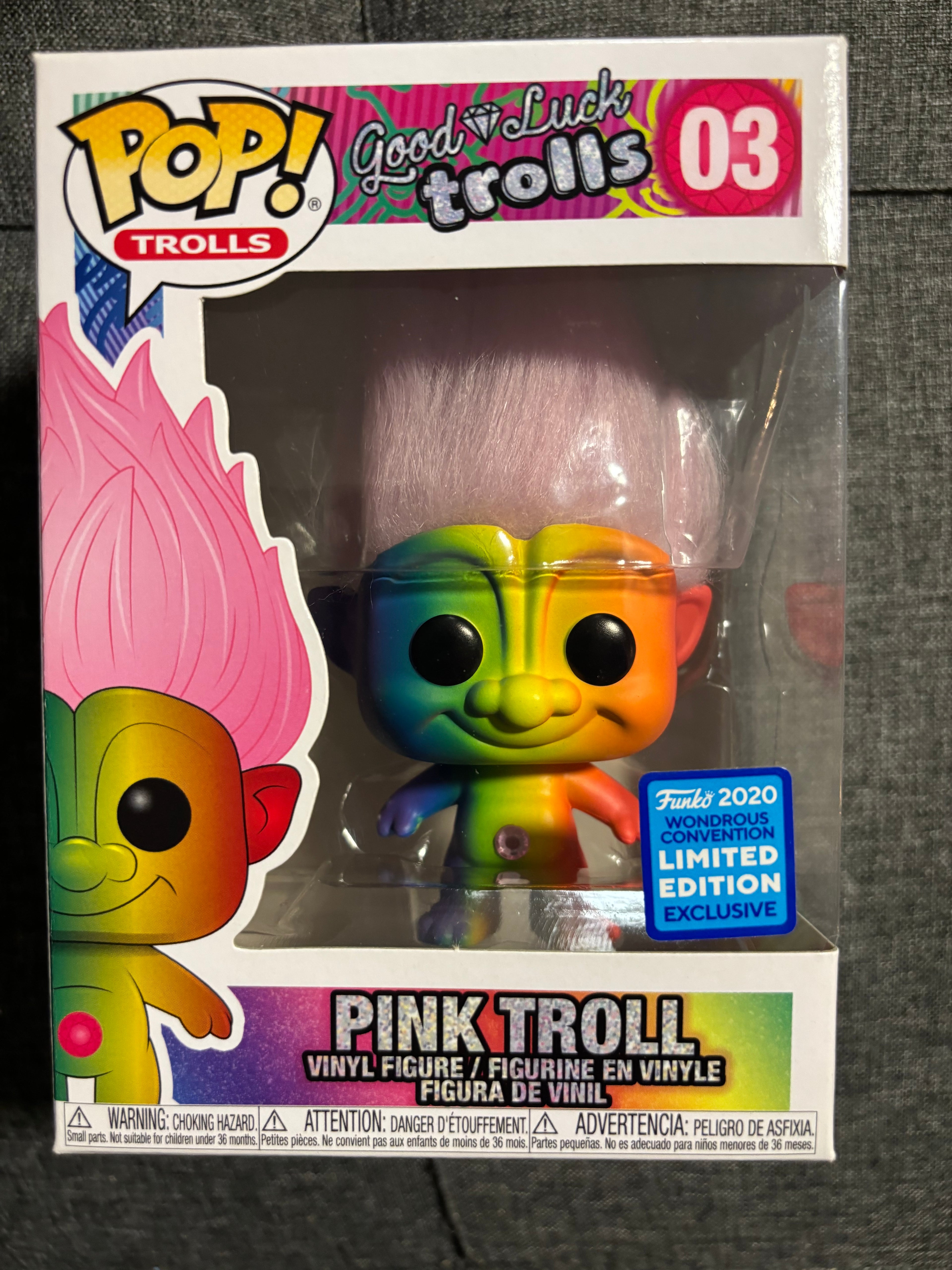 Pink Troll #03  (Good Luck Trolls) 2020 wondrous convention