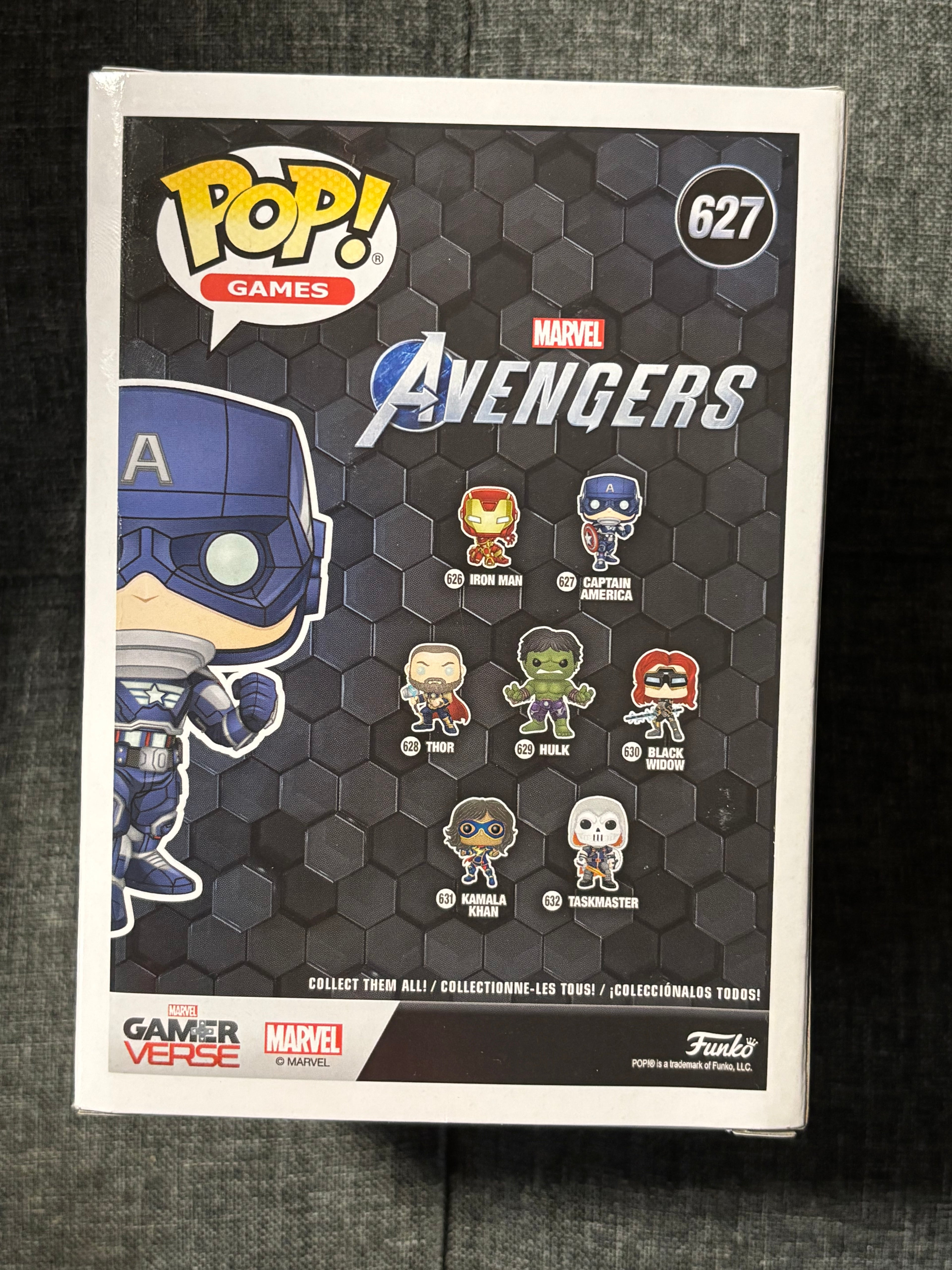 Captain America Gamerverse #627 (GITD) Best buy only