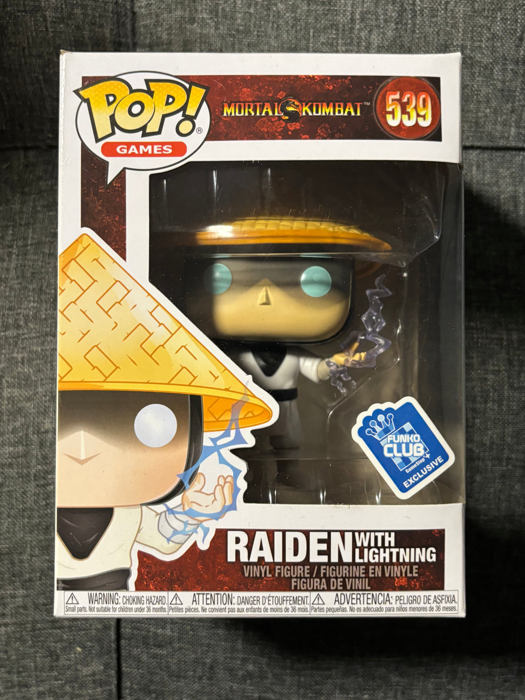 Raiden with lightning #539 Funko Club Exclusive