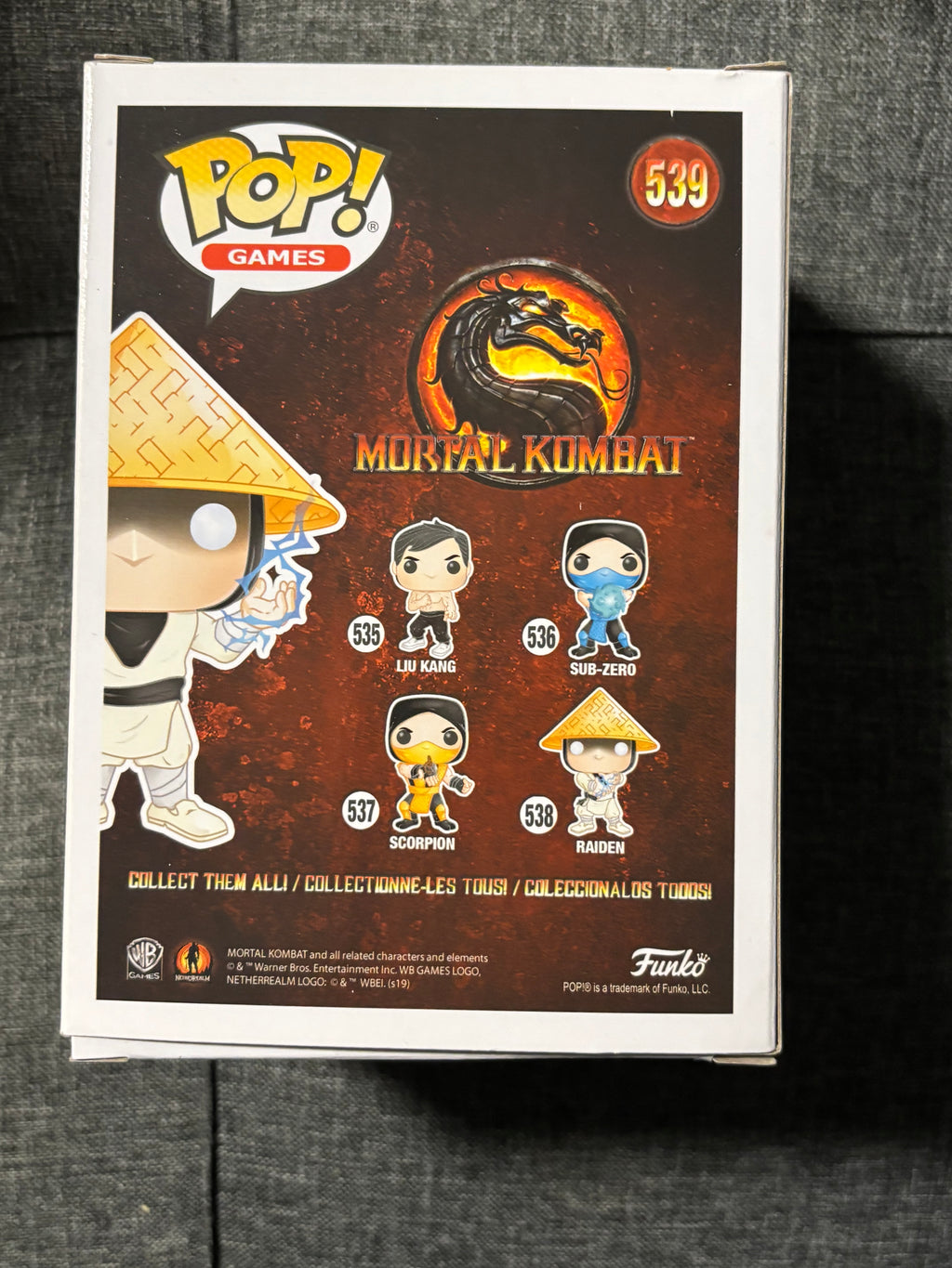 Raiden with lightning #539 Funko Club Exclusive