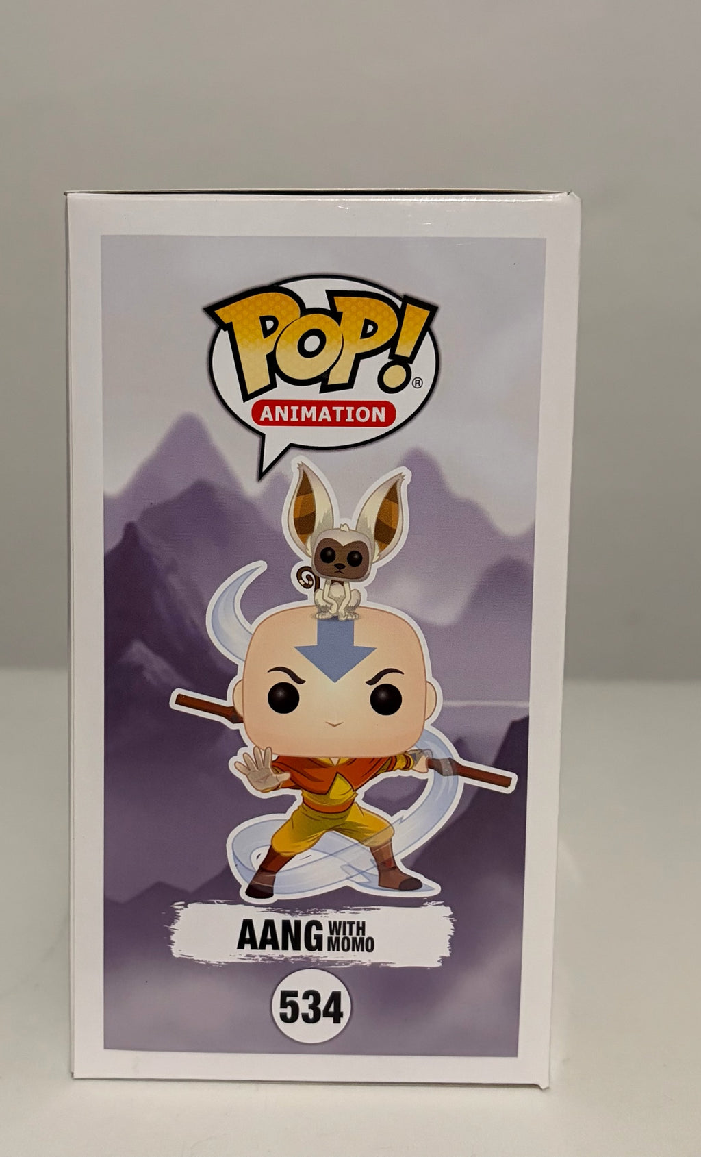 Aang With Momo