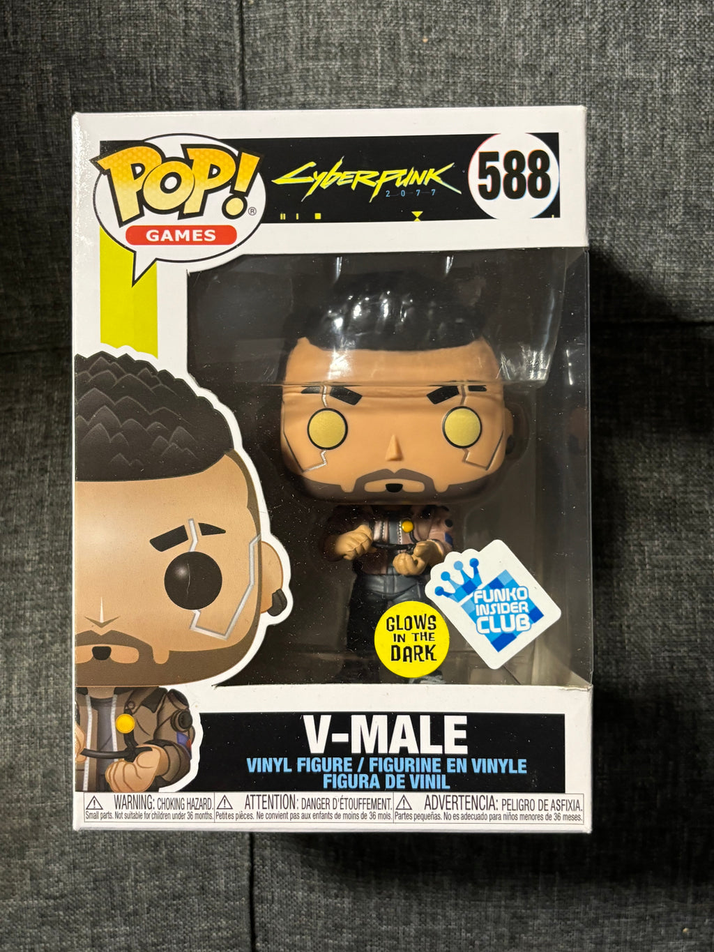 V-Male #588 (GITD)(Cyberpunk) Funko Insider Club Exclusive