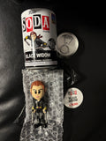 Black Widow soda can opened Wondrous con