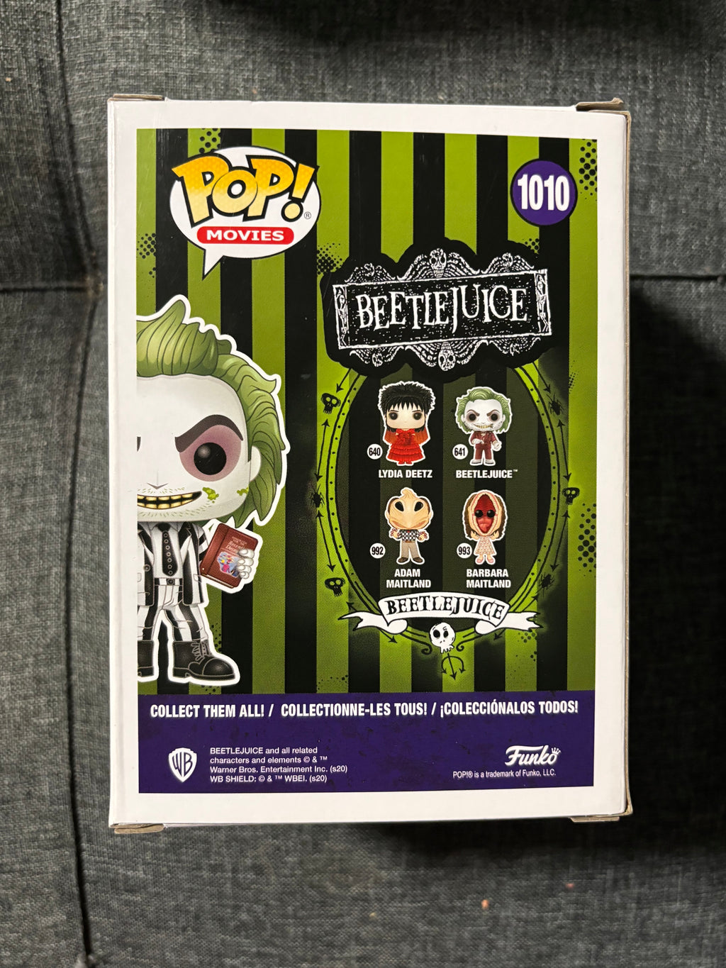 Beetlejuice with book #1010 Limited Edition (GITD) (2020 Fall Convention)