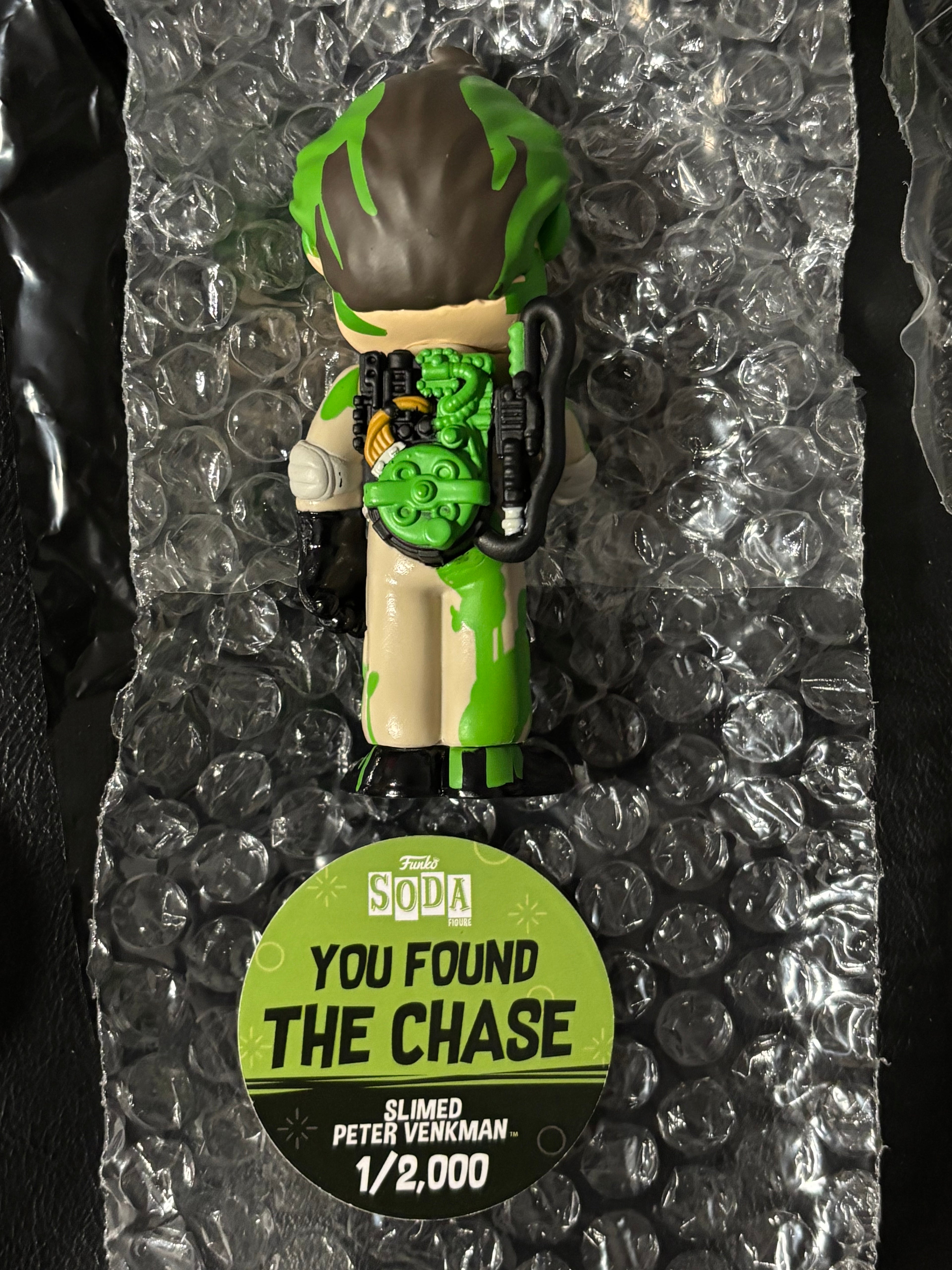 Dr Peter Venkman Limited 1/2000 piece (Slimed Chase Variant) Funko Soda (Opened)
