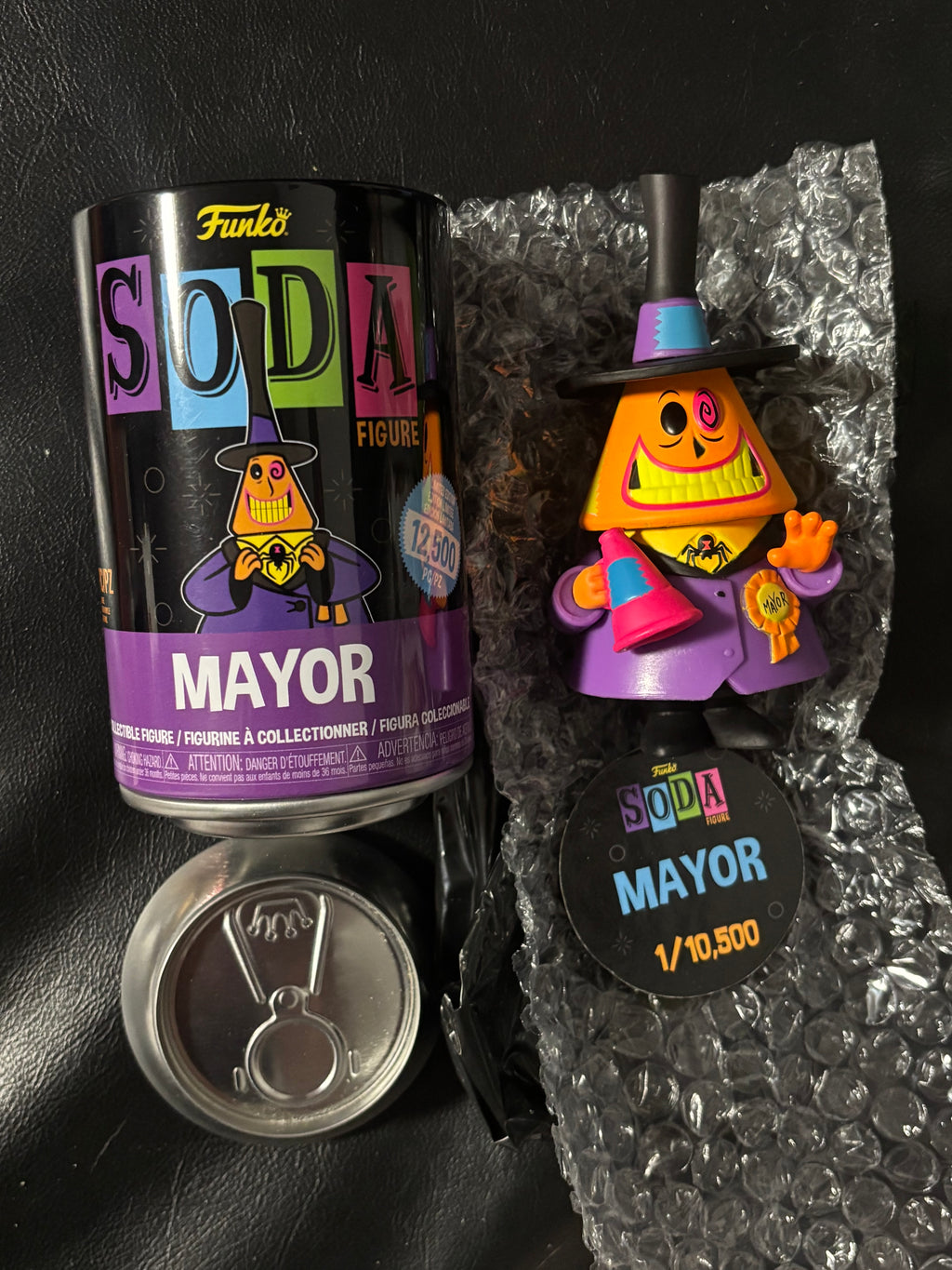 Mayor Blacklight Funko Soda (Opened)