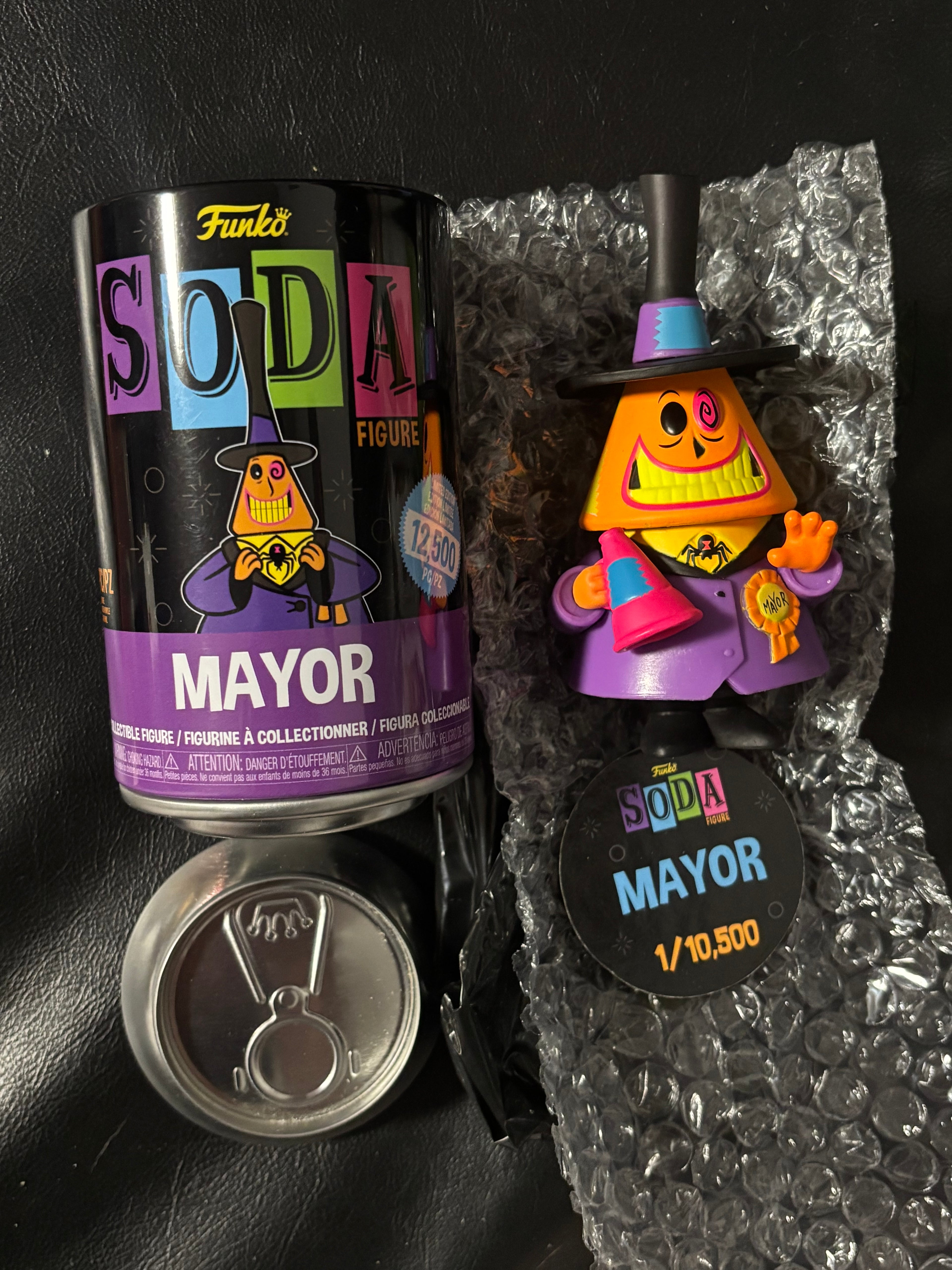 Mayor Blacklight Funko Soda (Opened)