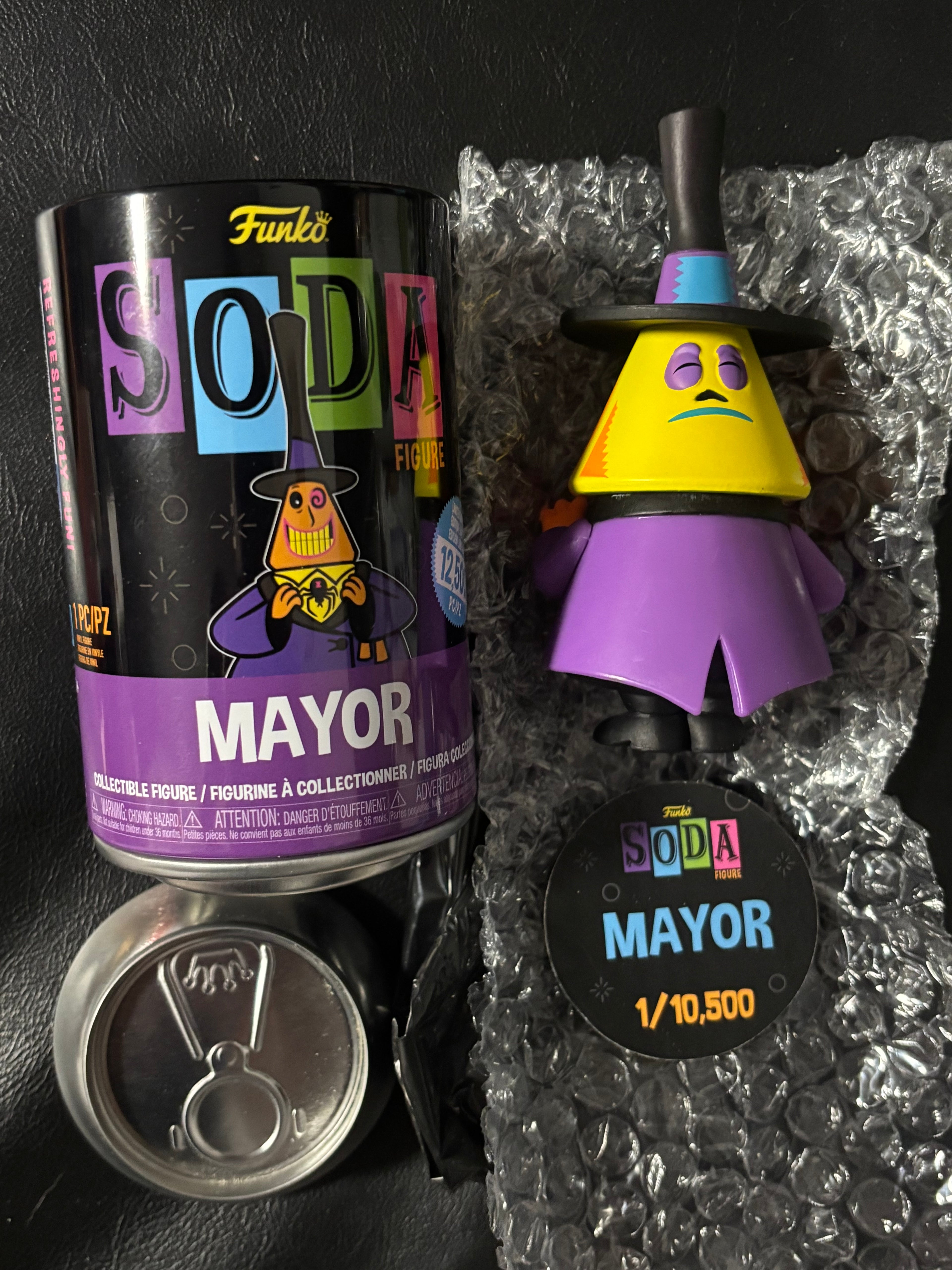 Mayor Blacklight Funko Soda (Opened)