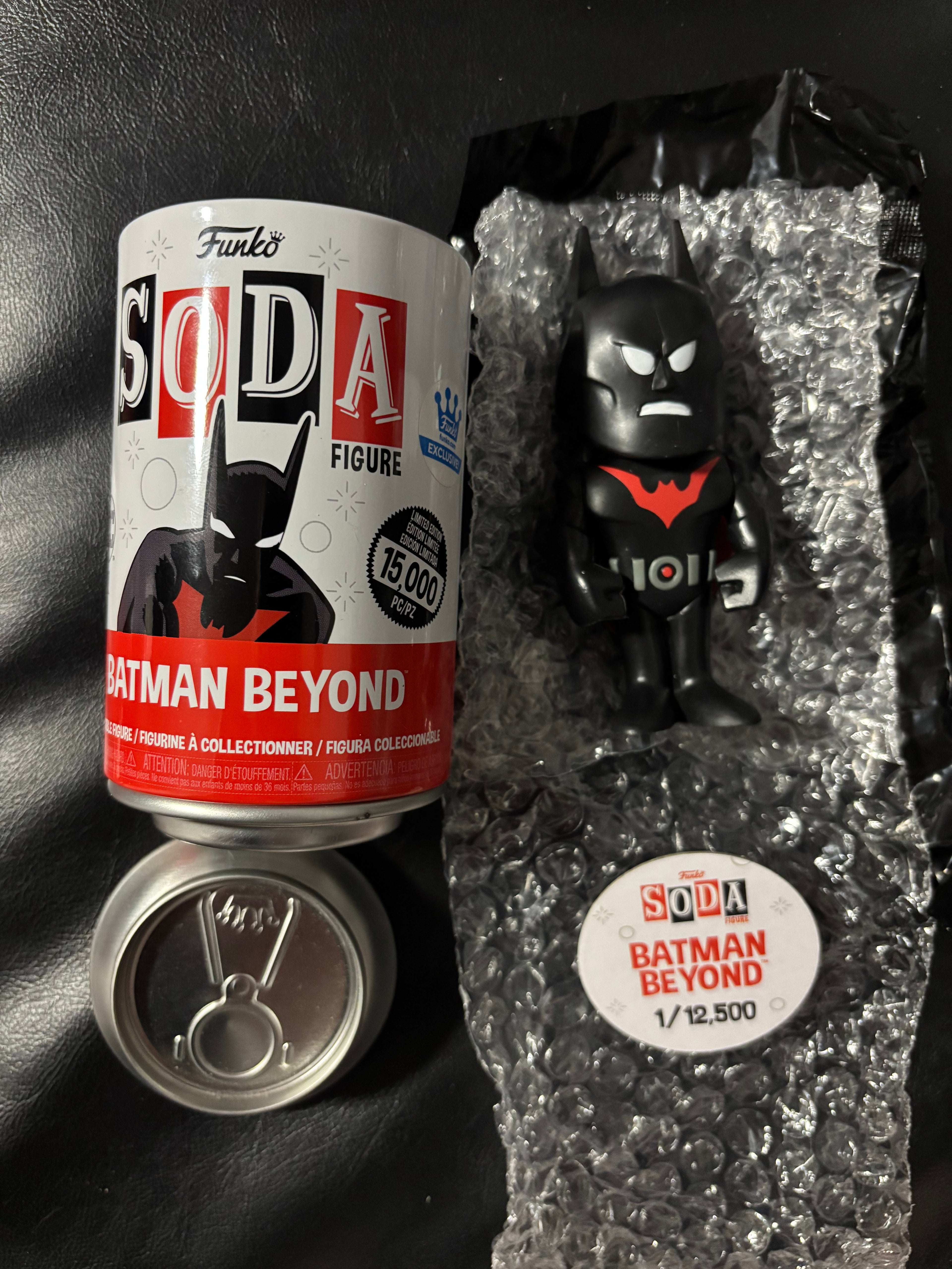 Batman Beyond soda can (opened) Funko Exclusive