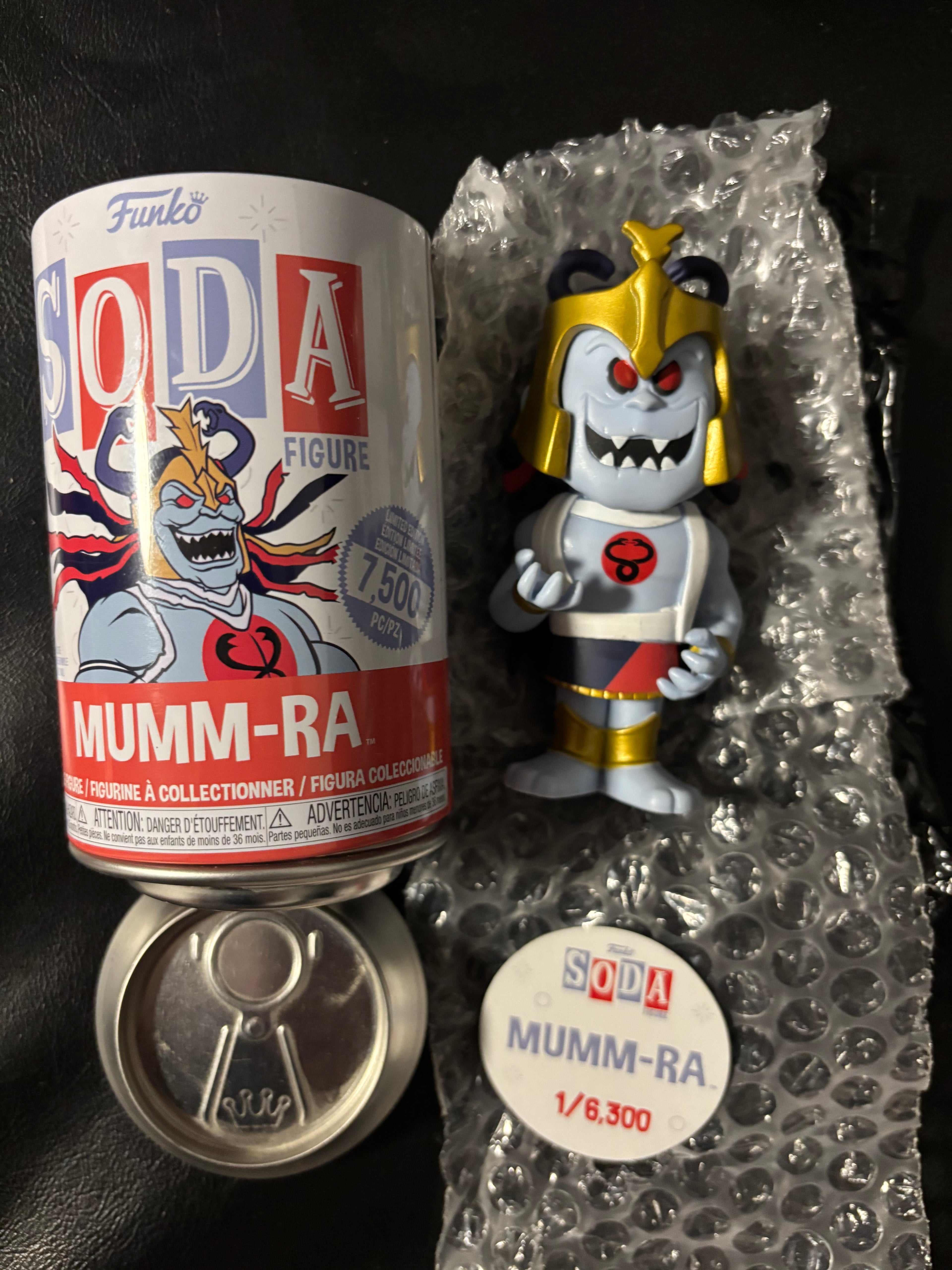 Mumm-Ra soda can opened ( Thundercats)