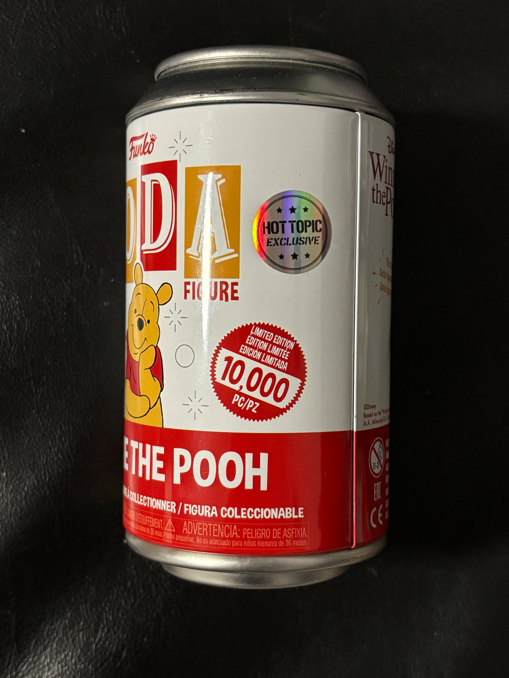Winnie the Pooh Funko Soda Hottopic Exclusive (Opened) came with two caps