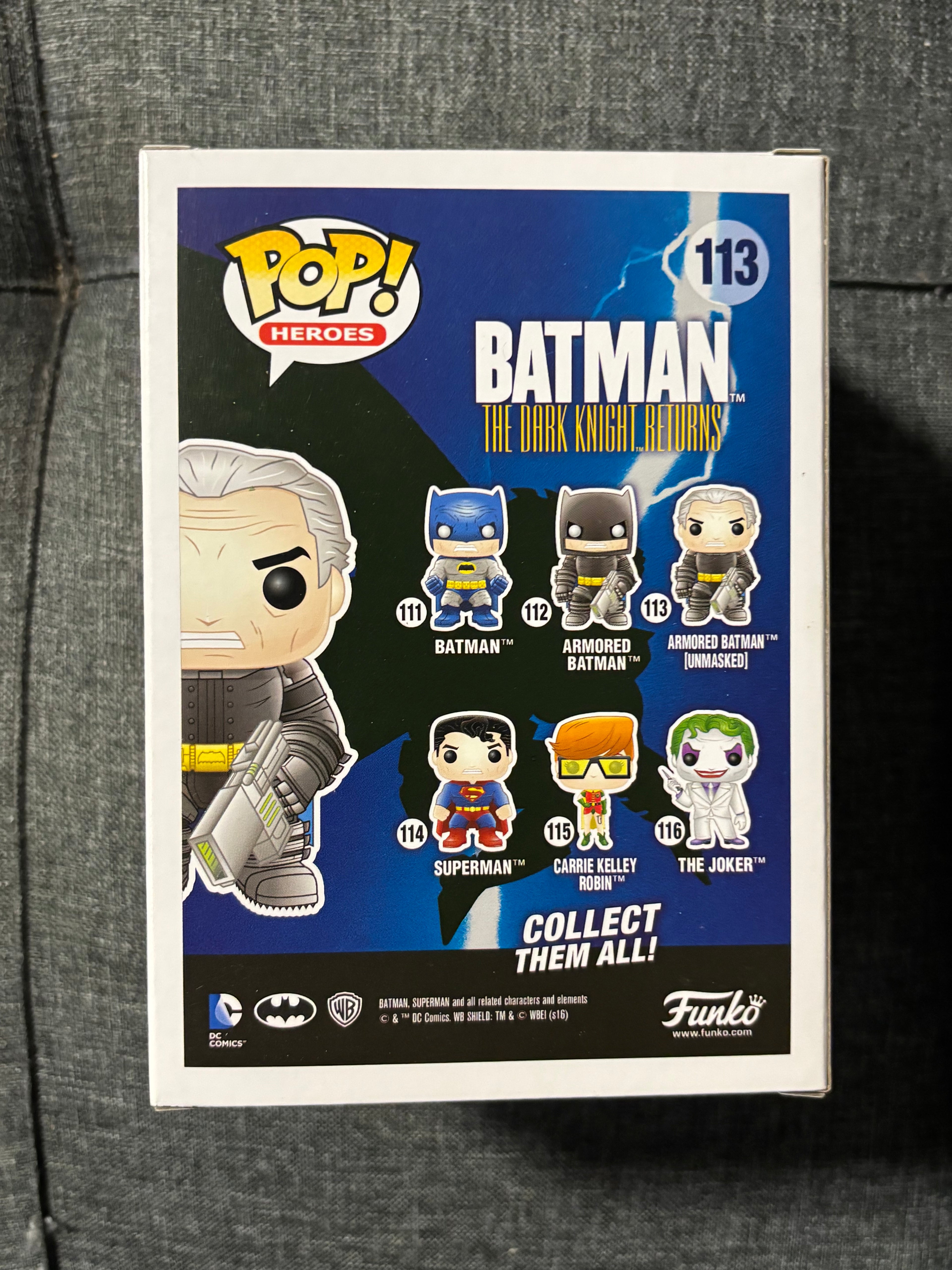Armored Batman (unmasked) #113 PX Exclusive