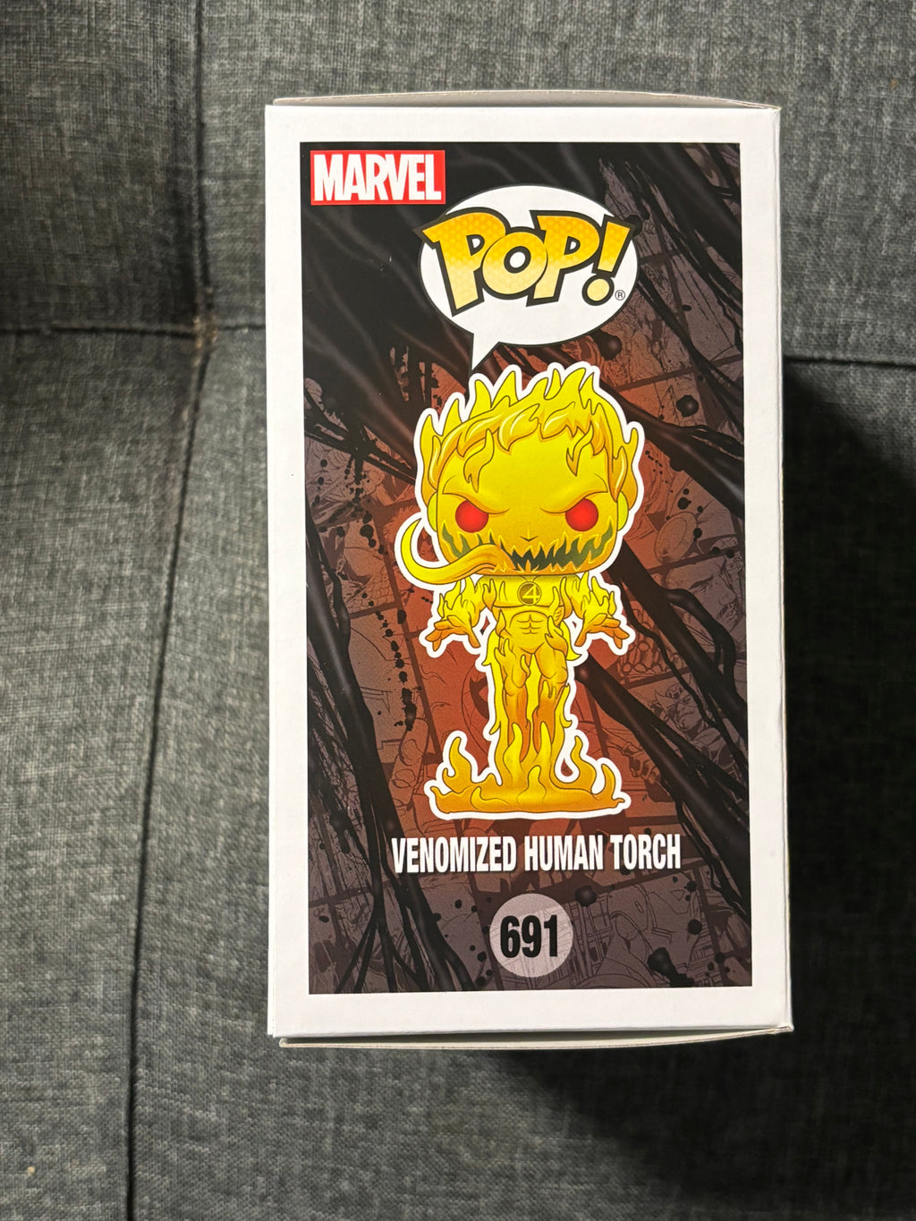 Venomized Human Torch #691 (GITD) (mystery box)