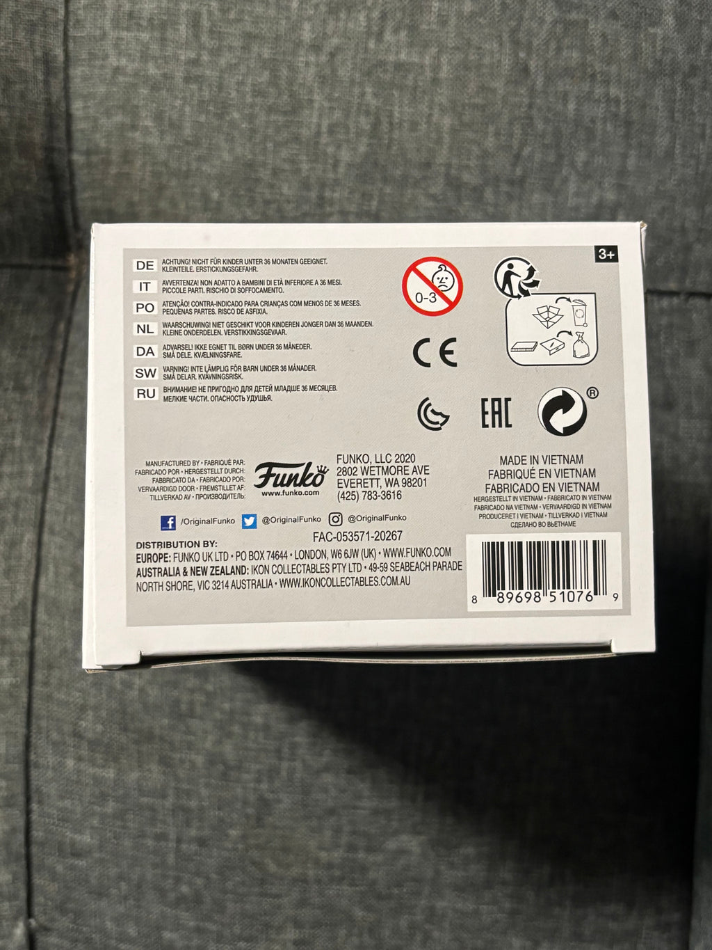 Venomized Human Torch #691 (GITD) (mystery box)