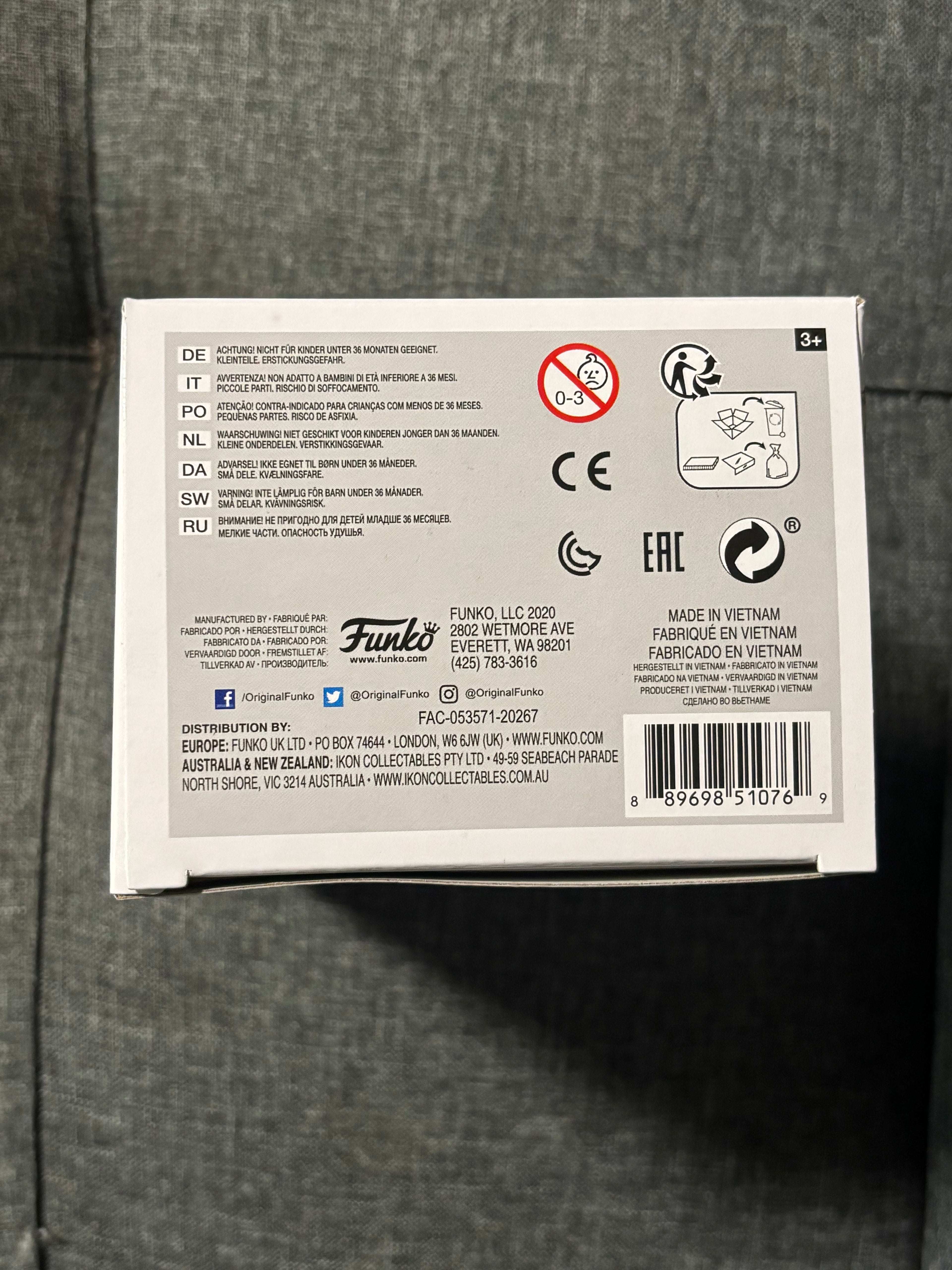 Venomized Human Torch #691 (GITD) (mystery box)