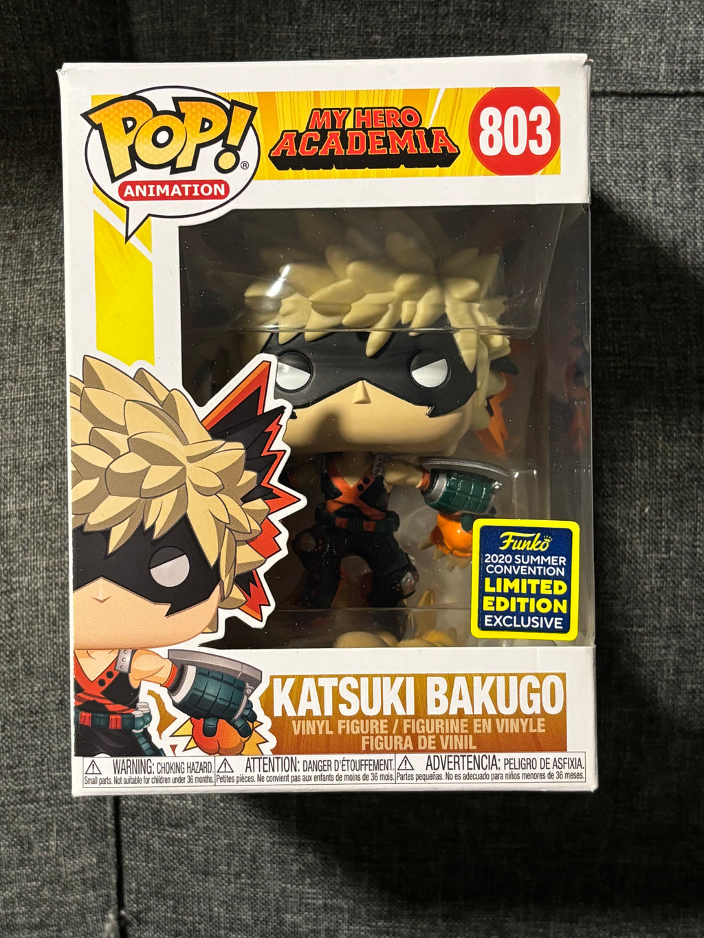 Katsuki Bakugo #803 (2020 summer con) Limited Edition My Hero Academia