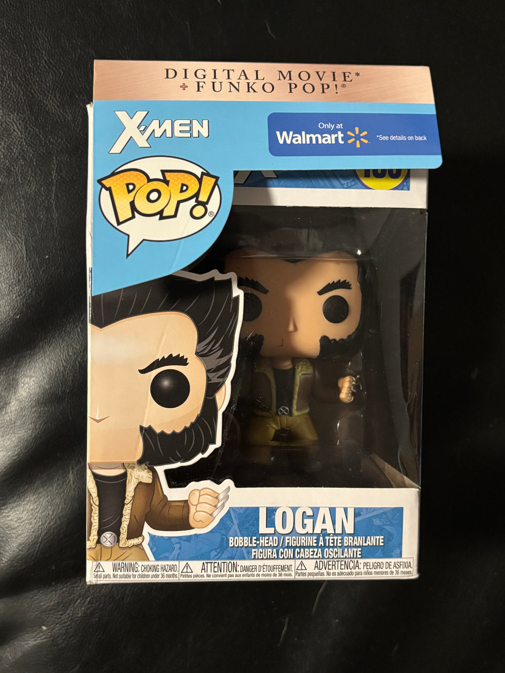 Logan (Wolverine) (checks photos box n paint on face).