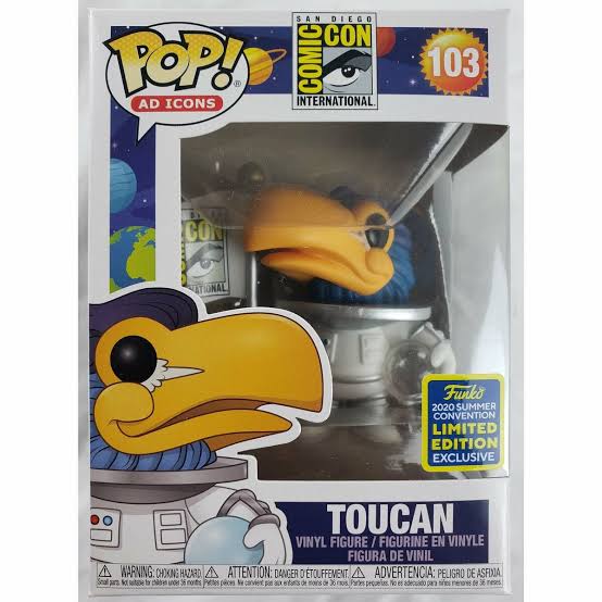 Toucan SDCC 2020 Shared Sticker Summer Convention