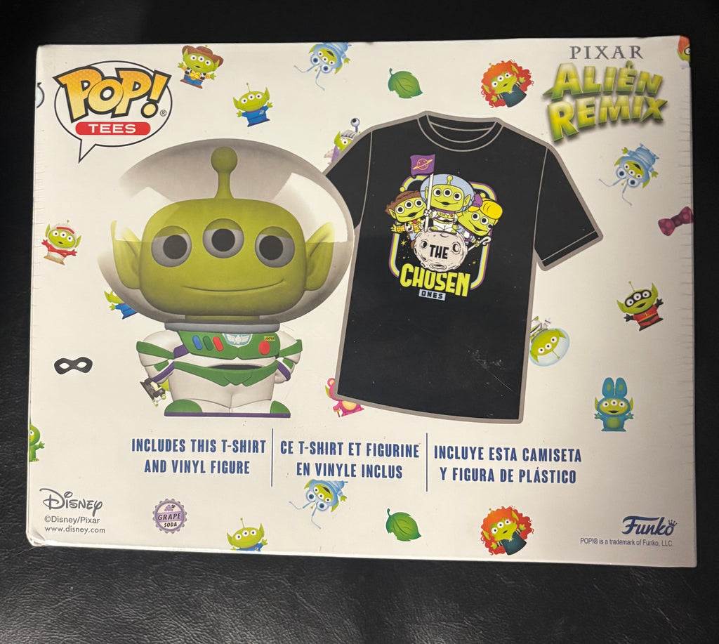 Pop and tee alien remix (Size medium) (Sealed)