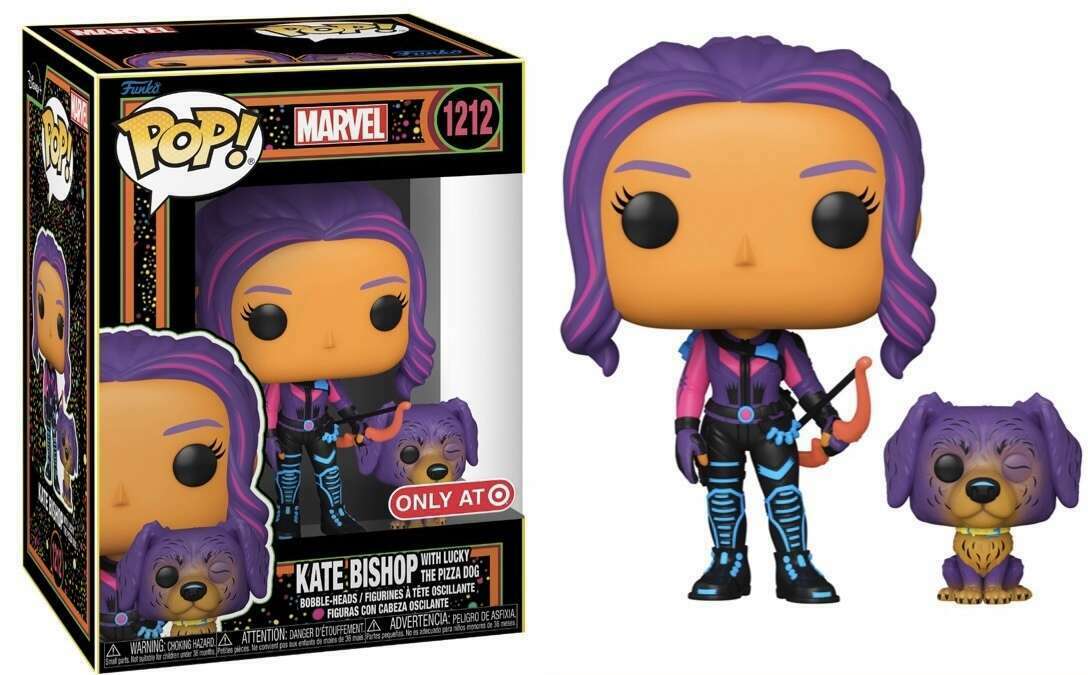 Kate Bishop with Lucky the Pizza Dog