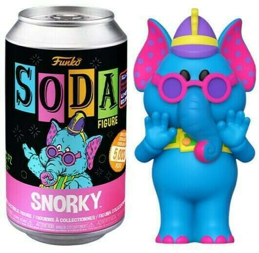 Blacklight Snorky soda (opened) (2022 Wondrous Con Limited Edition)